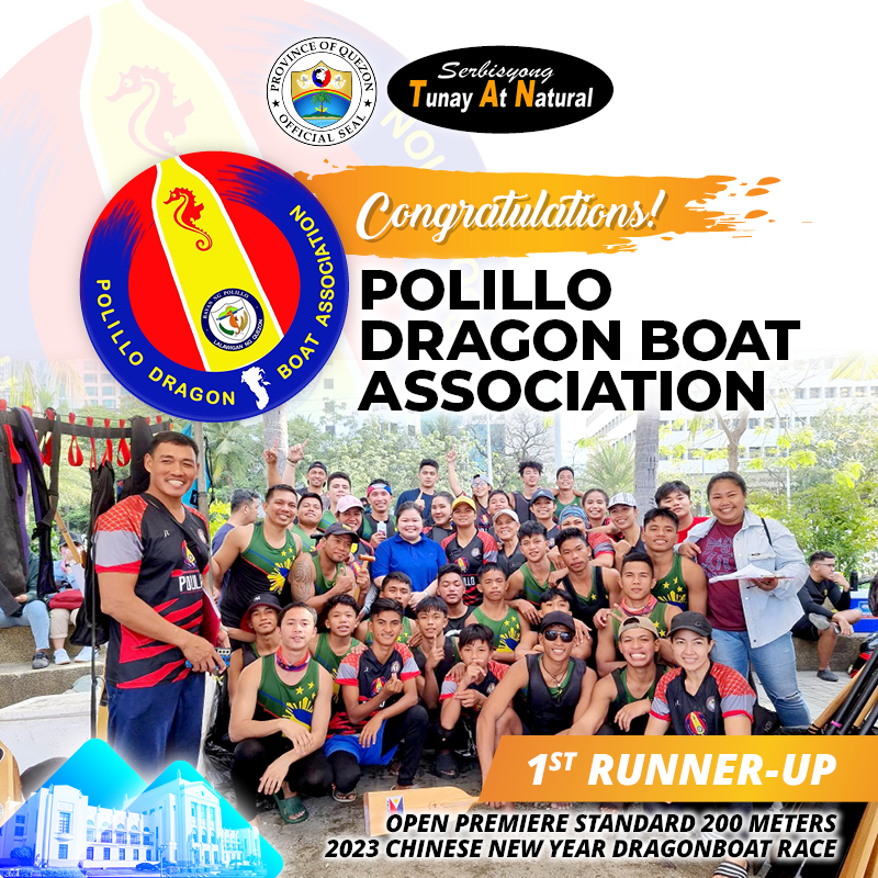 Congratulations, Polillo Dragon Boat Association!