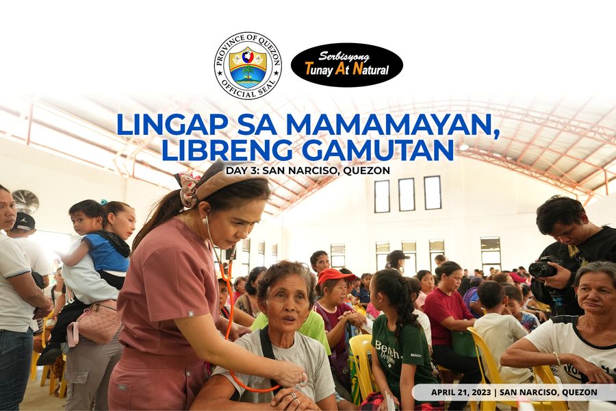 Lingap sa Mamamayan, Libreng Gamutan – Day 3: San Narciso, Quezon | April 21, 2023