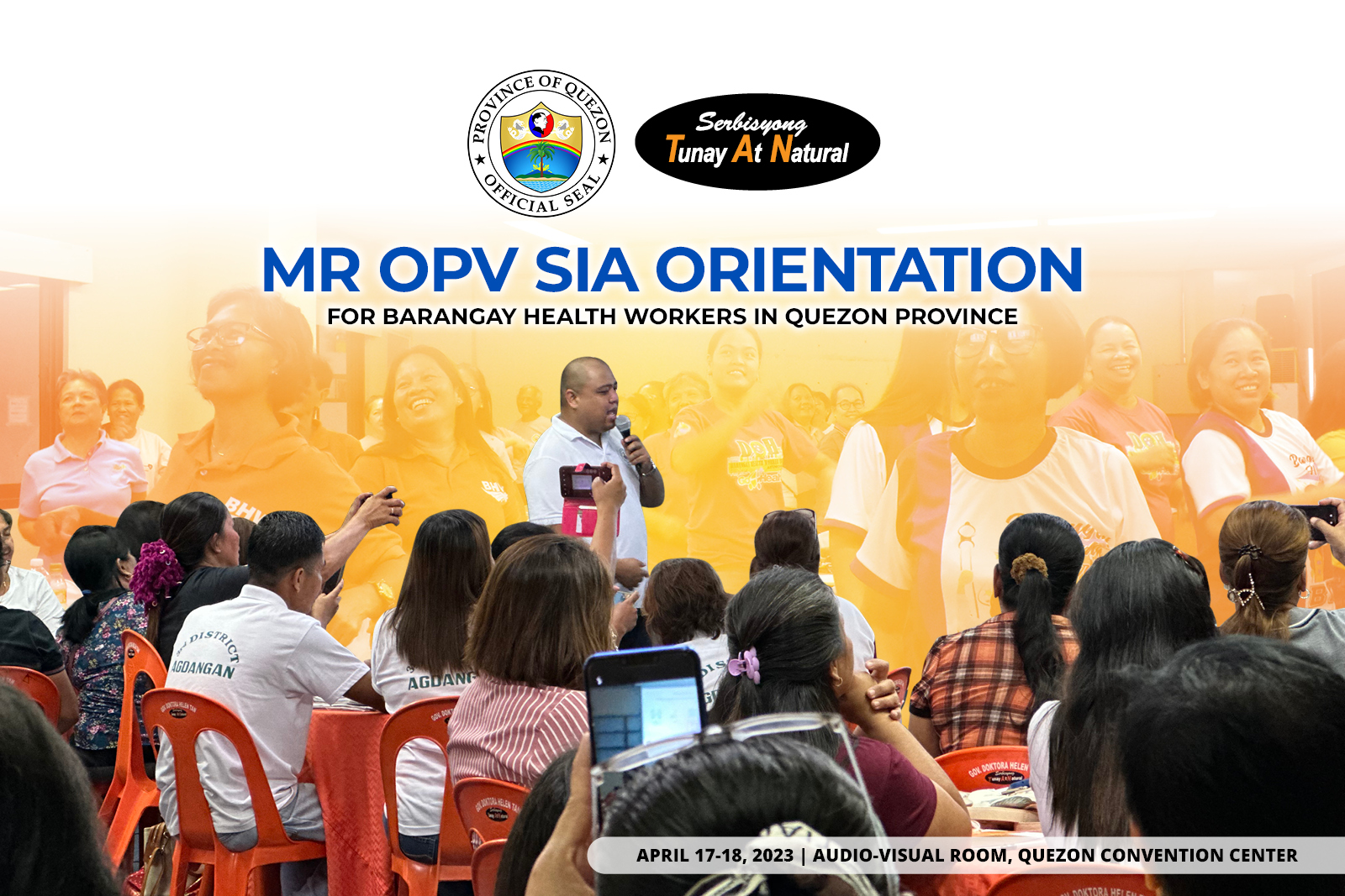 MR OPV SIA Orientation
