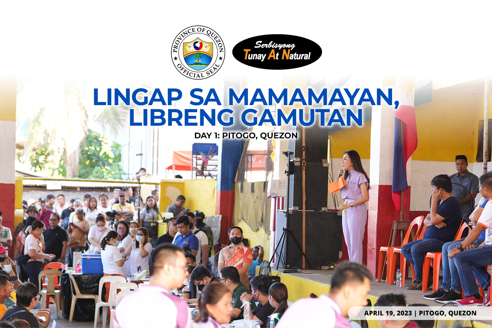 Lingap sa Mamamayan, Libreng Gamutan Day 1: Pitogo, Quezon