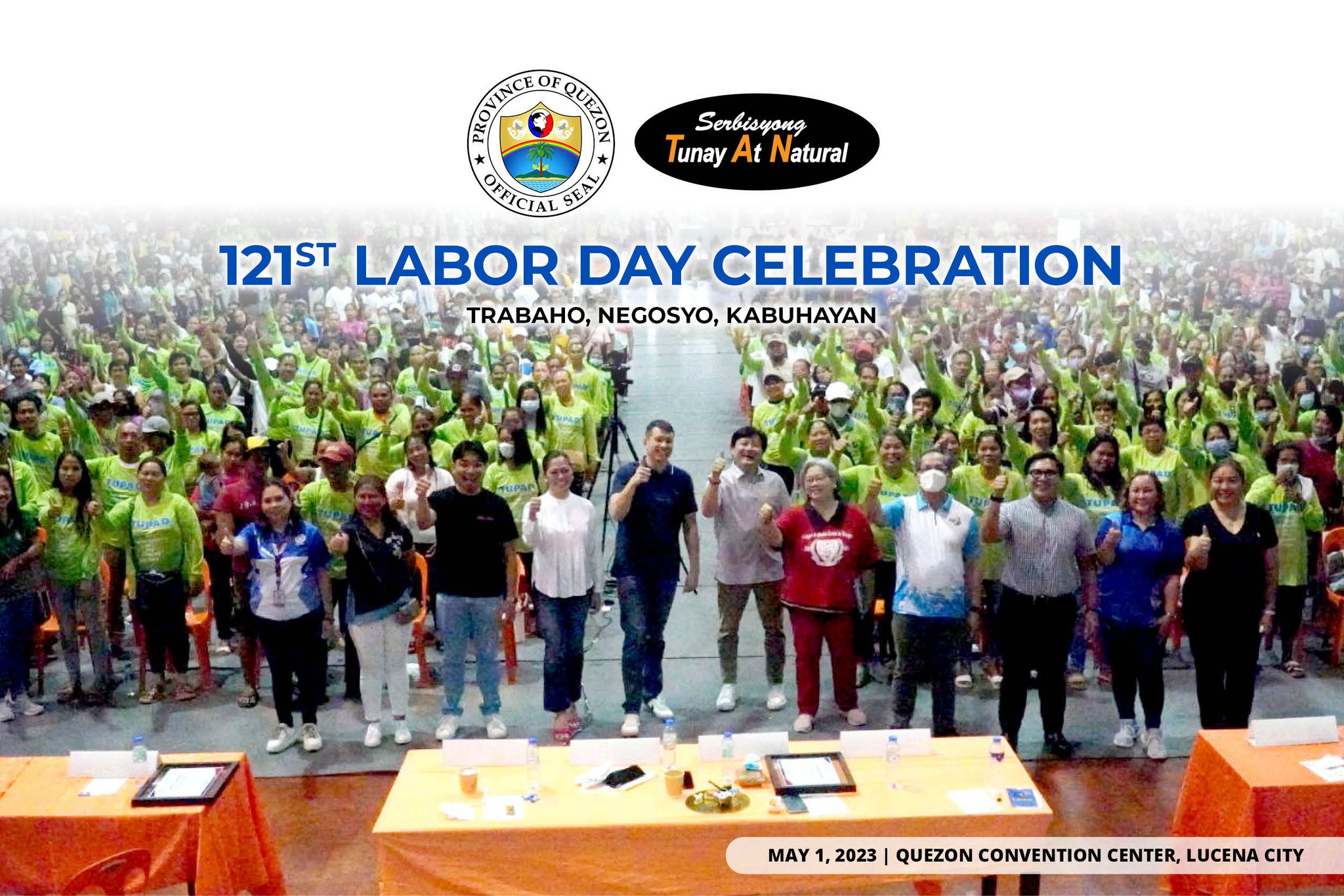 121st Labor Day Celebration – Trabaho, Negosyo, Kabuhayan | May 01, 2023
