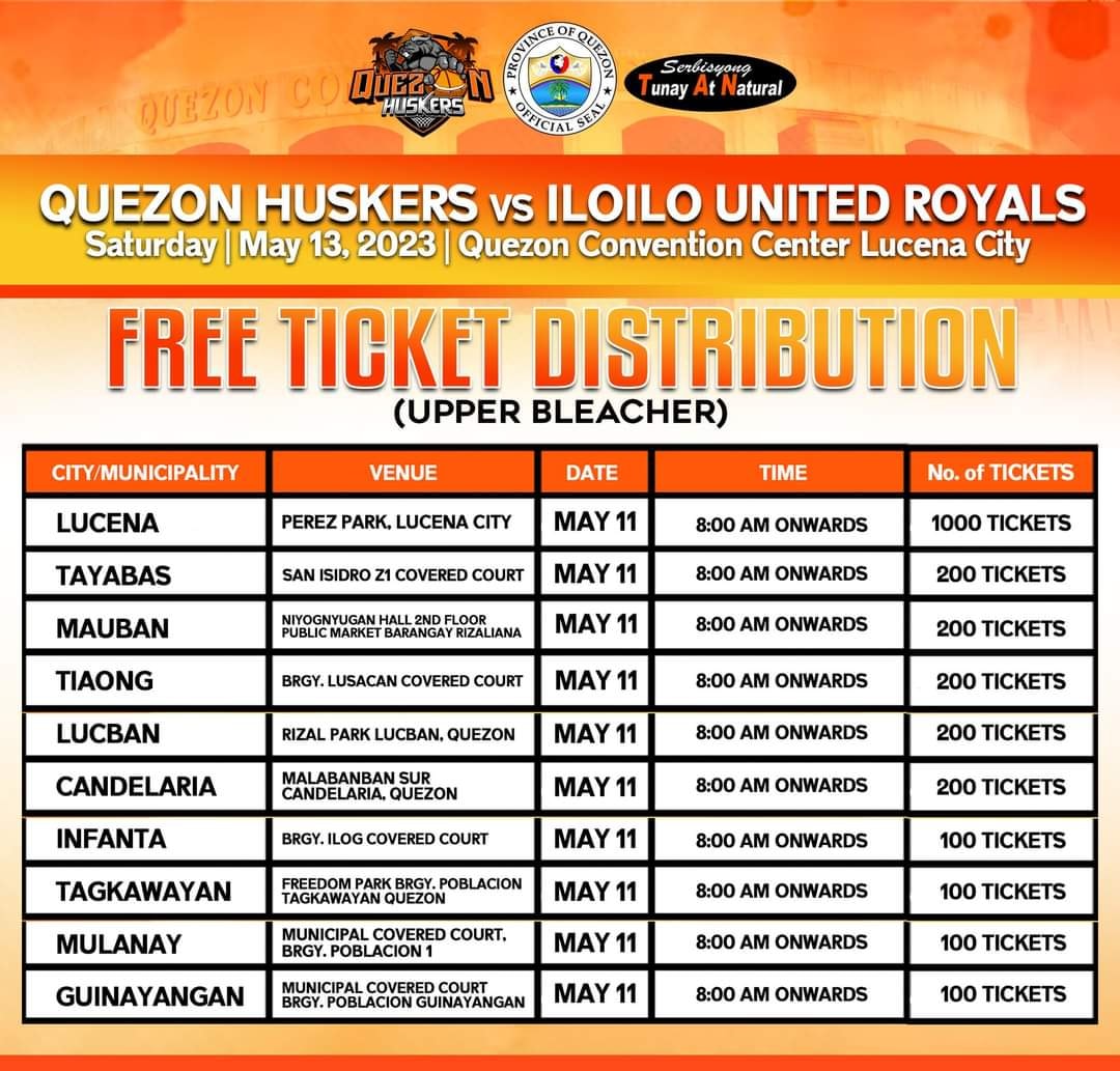 Quezon Huskers vs. Iloilo United Royals