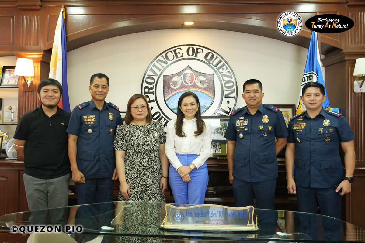 Mainit na Tinanggap ni Gov. Doktora Helen Tan si Regional Director PBGEN Carlito M Gaces sa Isinagawang Courtesy Call | May 18, 2023.
