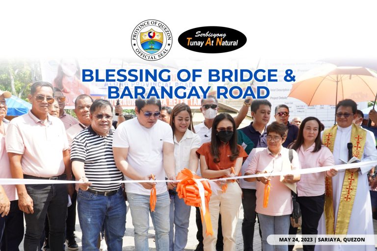 Blessing of Bridge & Barangay Road – Sariaya, Quezon | May 24, 2023
