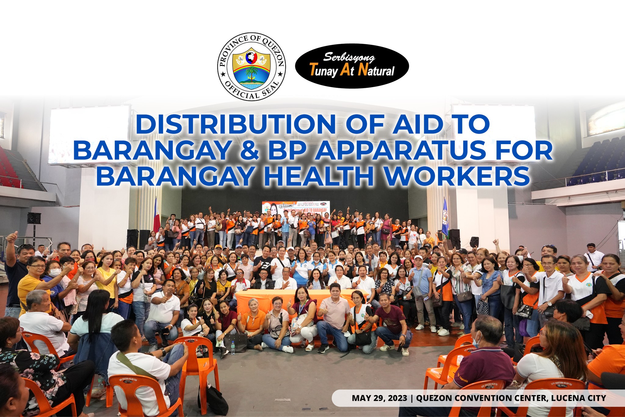 Distribution of AID to Barangay & BP Apparatus for Barangay Health Workers | May 29, 2023