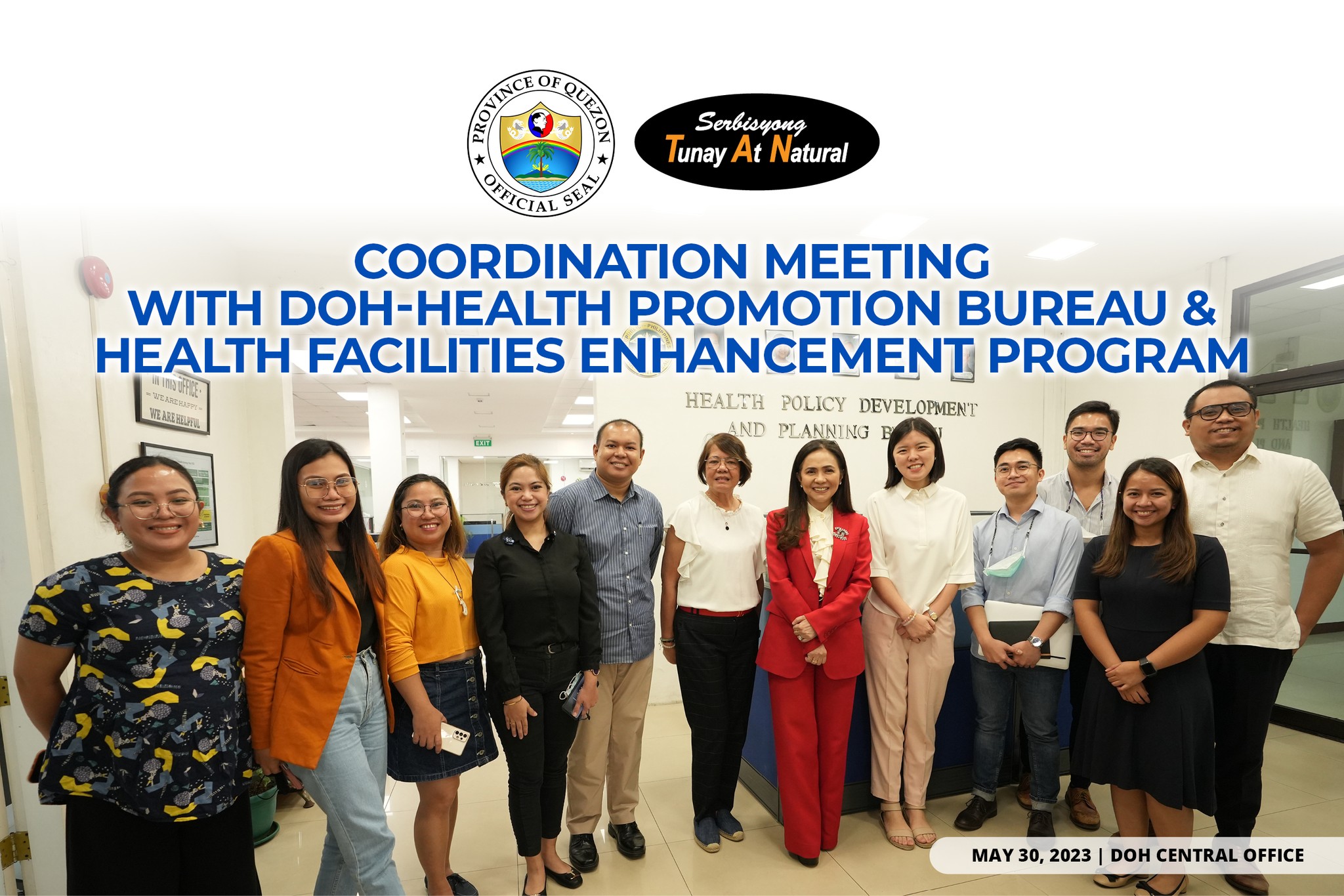 Coordination Meeting with DOH-Health Promotion Bureau & Health Facilities Enhancement Program | May 30, 2023