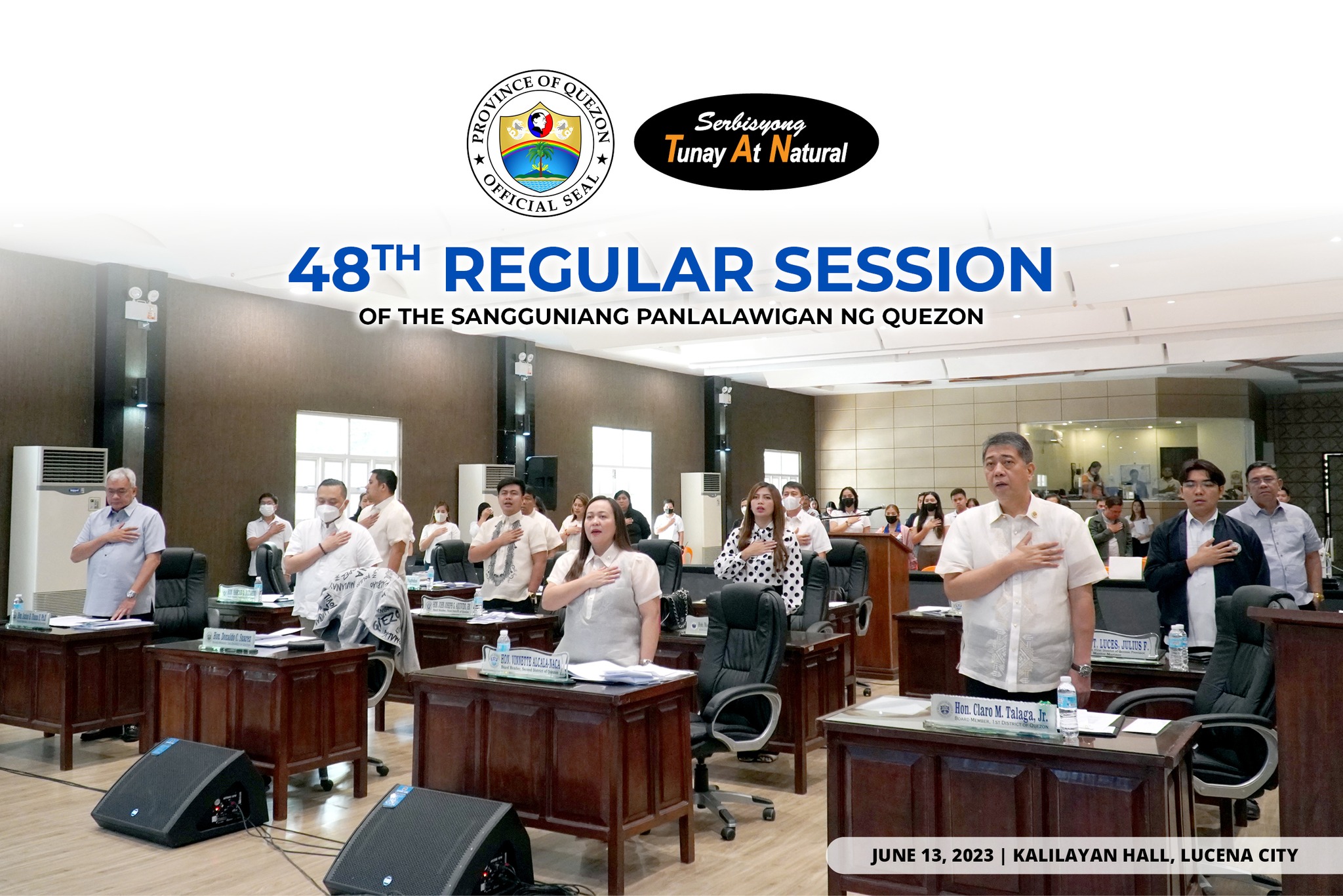 48th Regular Session of the Sangguniang Panlalawigan ng Quezon | June 13, 2023