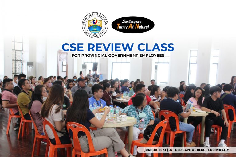 CSE Review Class for Provincial Government Employees | June 30, 2023