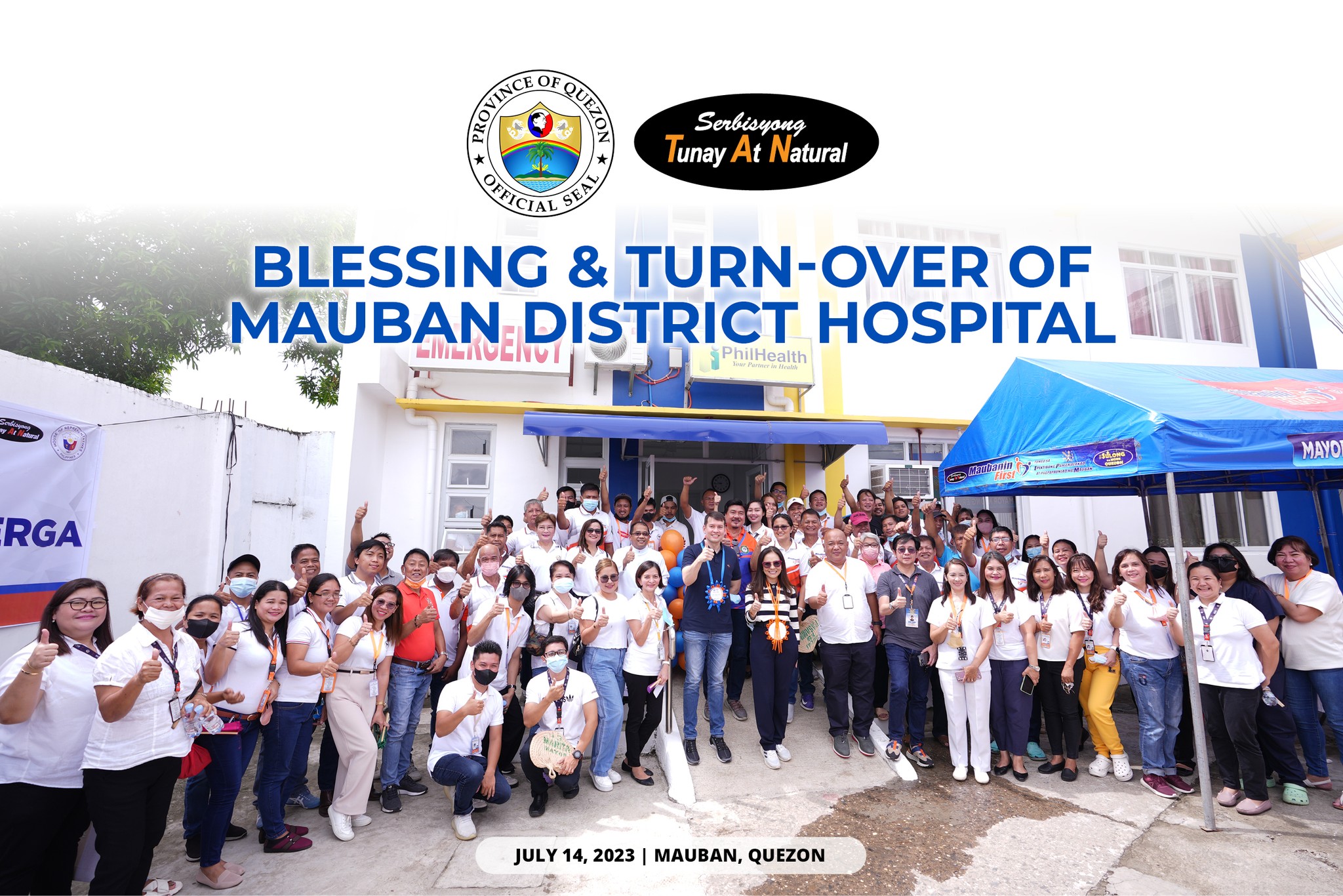 Blessing & Turn-over of Mauban District Hospital | July 14, 2023