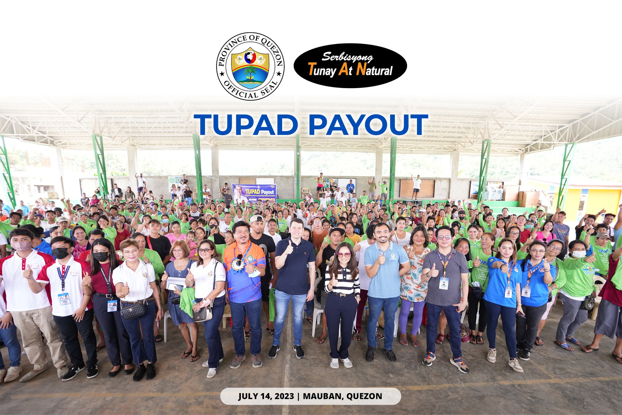 TUPAD Payout – Mauban, Quezon | July 14, 2023