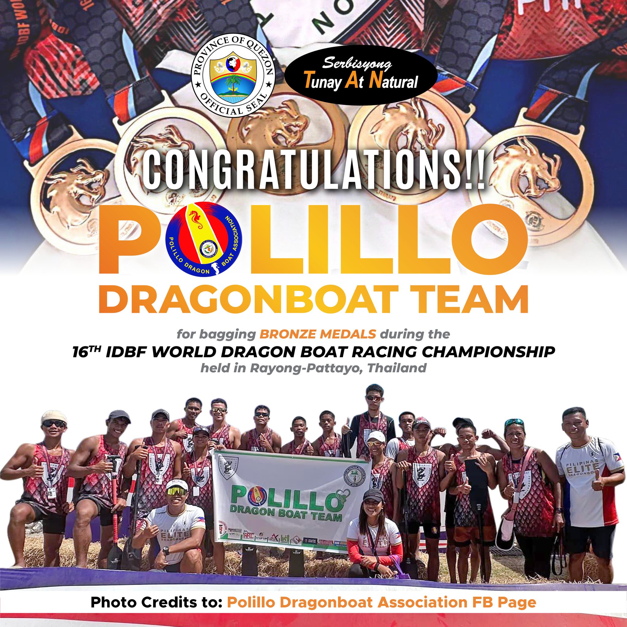 Congratulations, Polillo Dragonboat Team!!