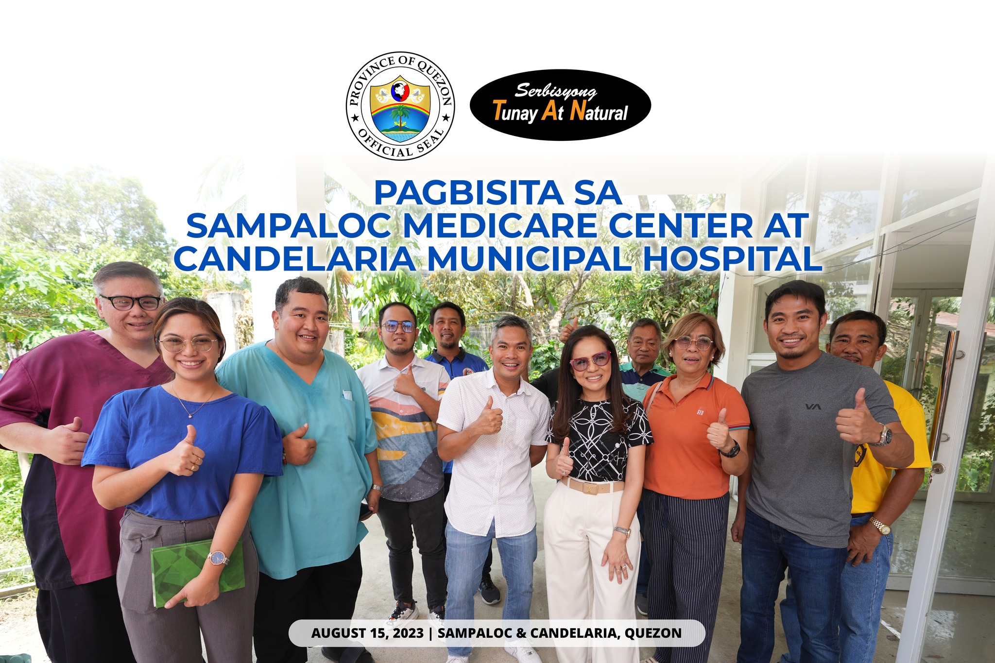 Pagbisita sa Sampaloc Medicare Center at Candelaria Municipal Hospital | August 15, 2023