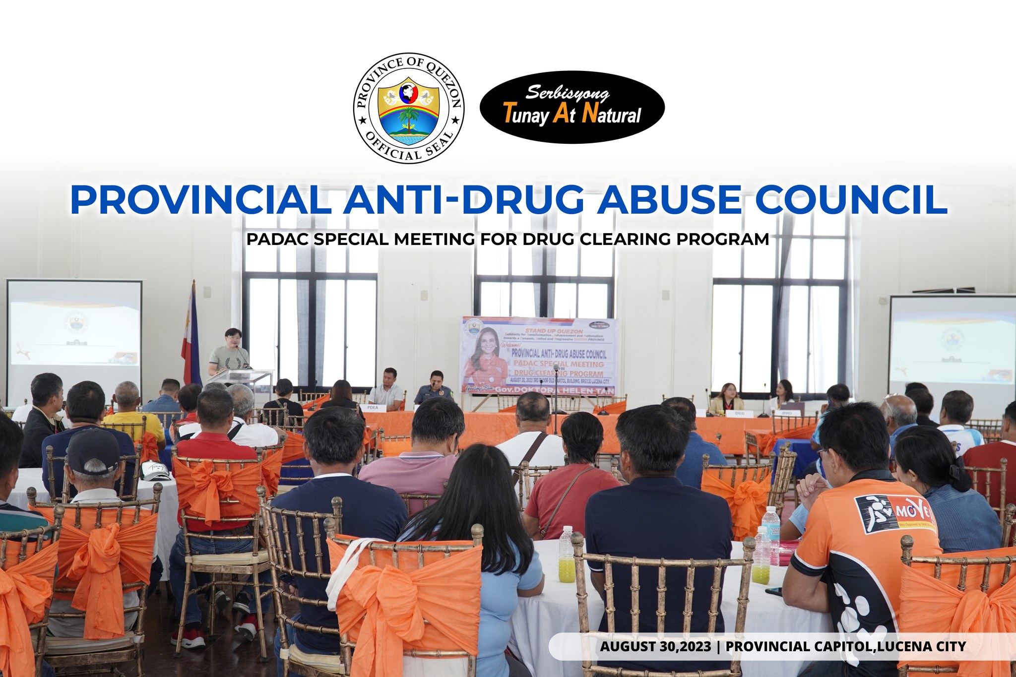 Provincial Anti-Drug Abuse Council PADAC Special Meeting for Drug Clearing Program | August 30, 2023
