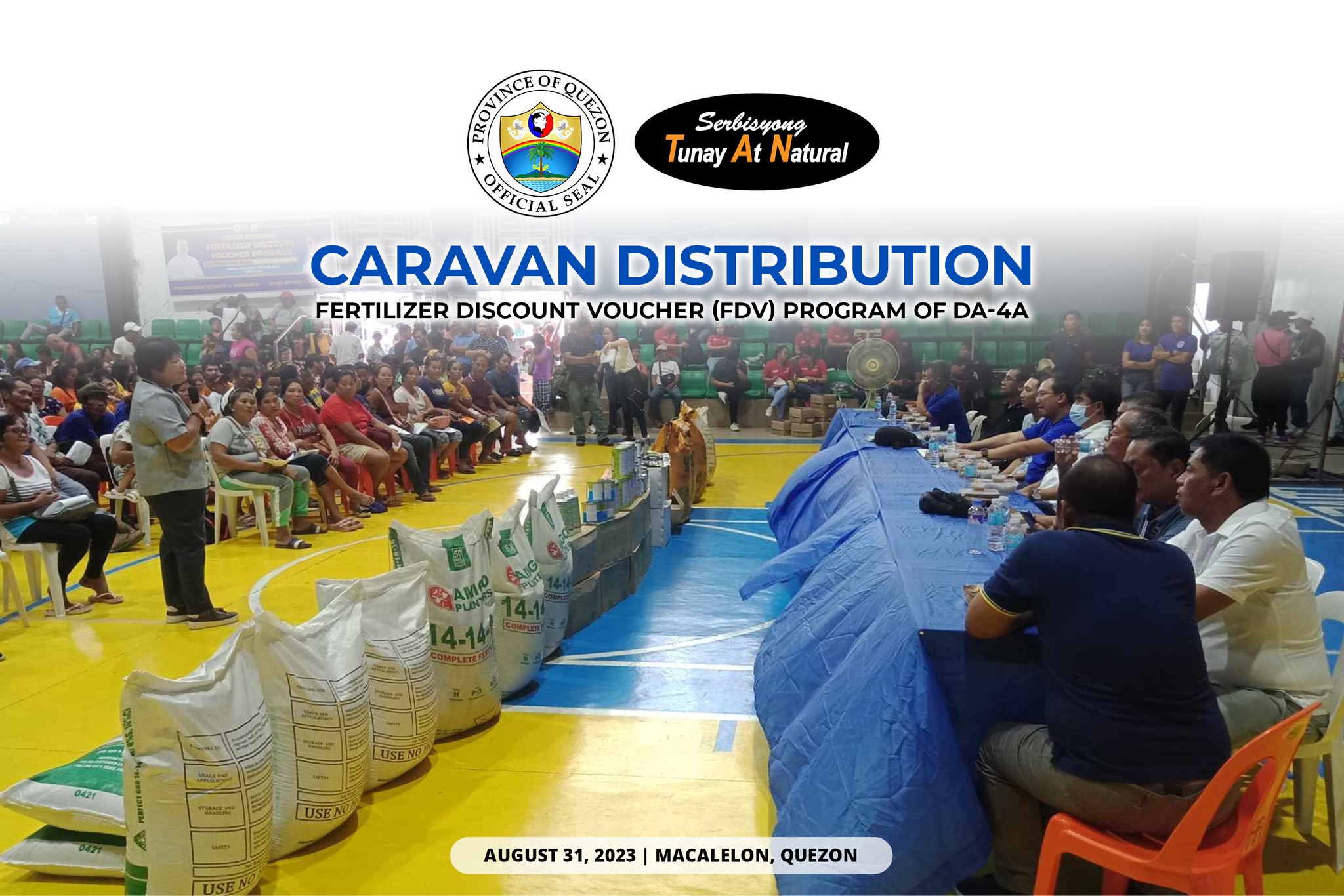 Caravan Distribution – Fertilizer Discount Voucher (FDV) Program of DA-4A | August 31, 2023