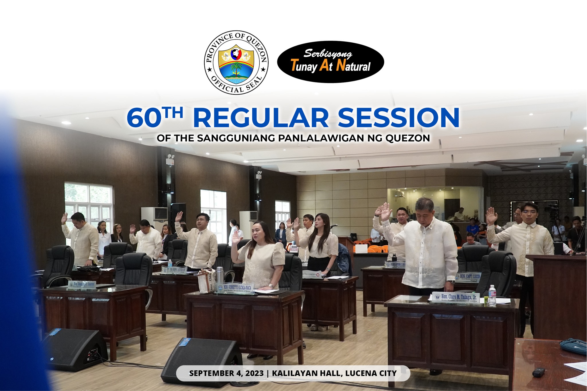 60th Regular Session of the Sangguniang Panlalawigan ng Quezon | September 04, 2023