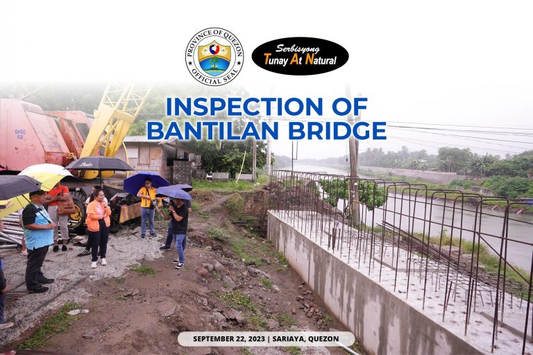 Inspection of Bantilan Bridge | September 22, 2023