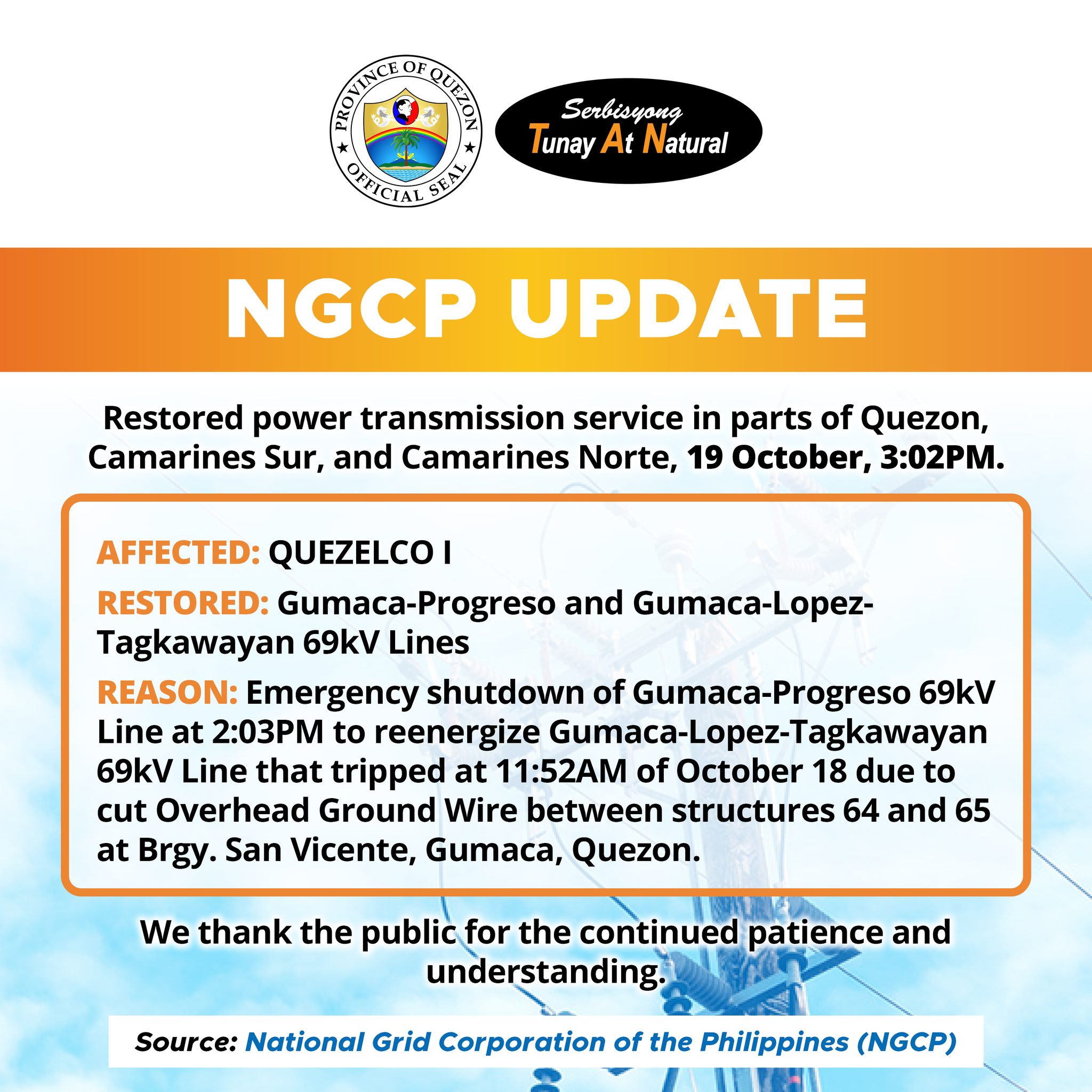 Final NGCP Update