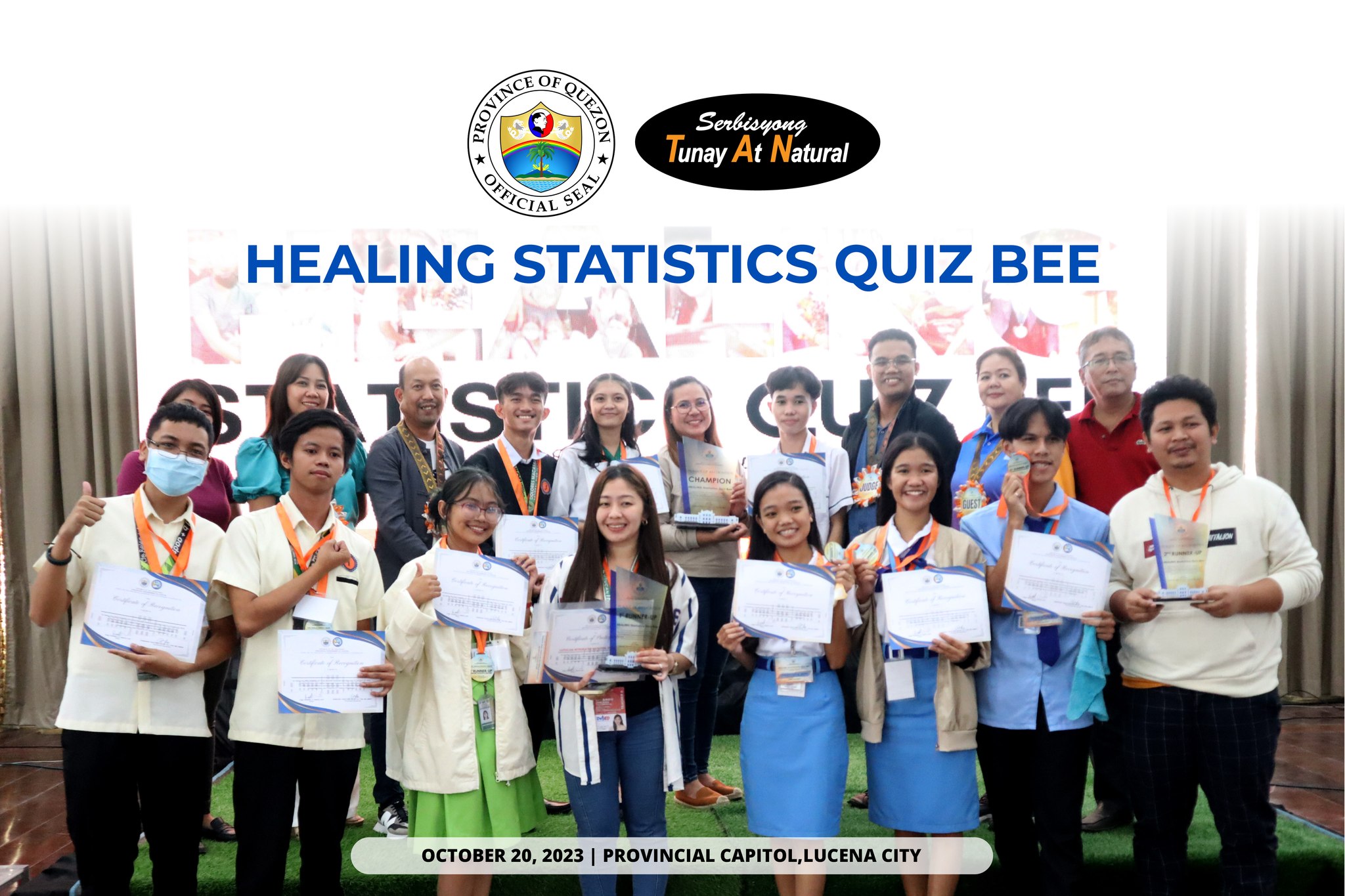 Healing Statistics Quiz Bee | October 20, 2023