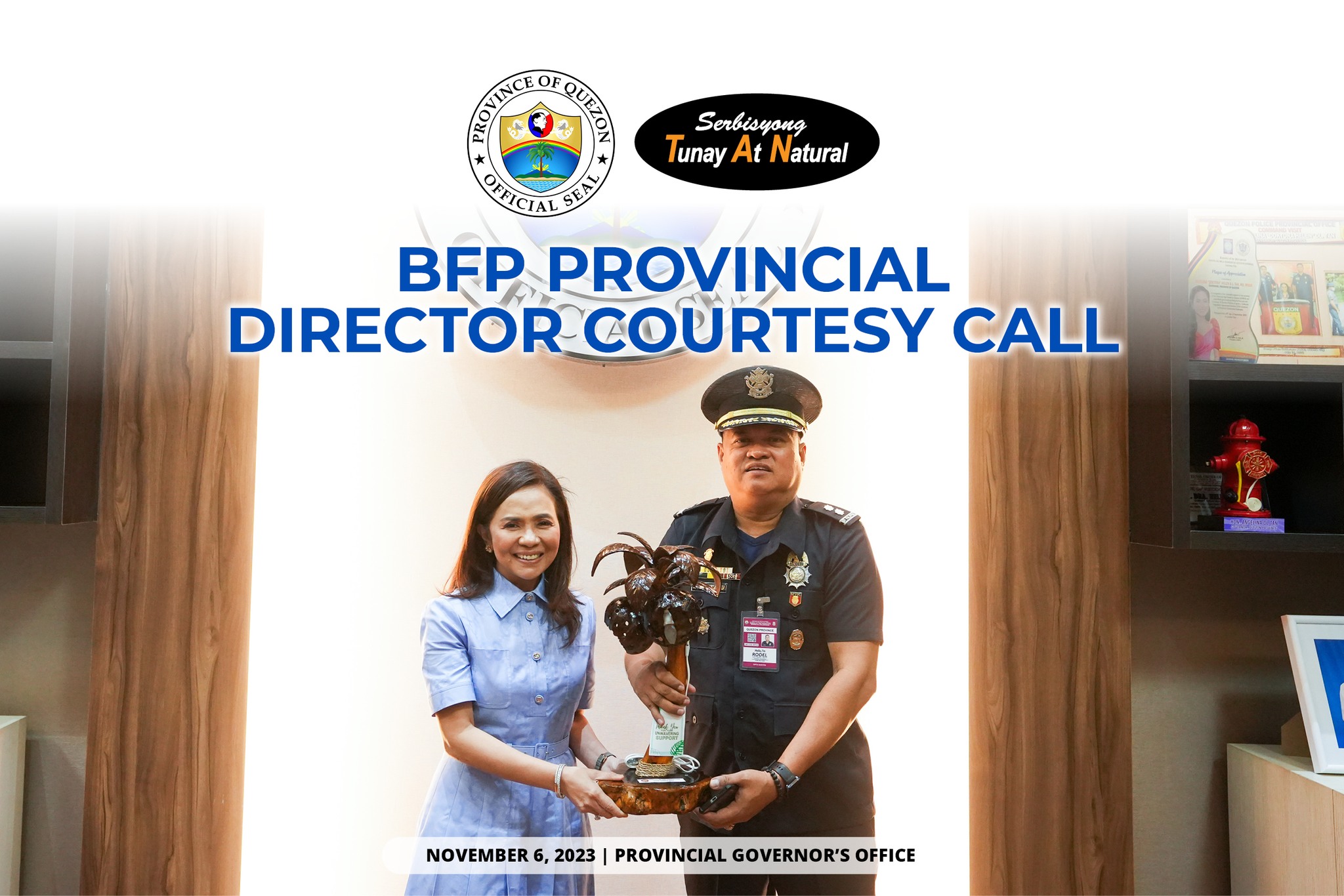 BFP Provincial Director Courtesy Call | November 06, 2023