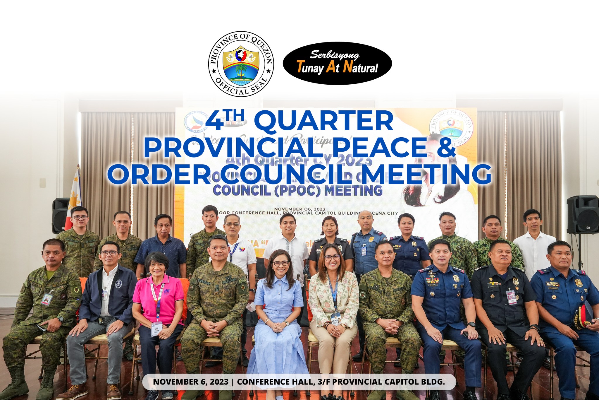 4th Quarter Provincial Peace & Order Council Meeting | November 6, 2023