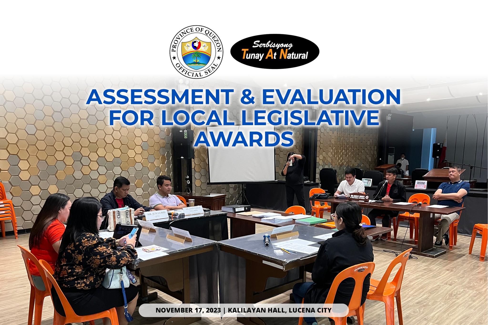 Assessment & Evaluation For Local Legislative Awards | November 17, 2023
