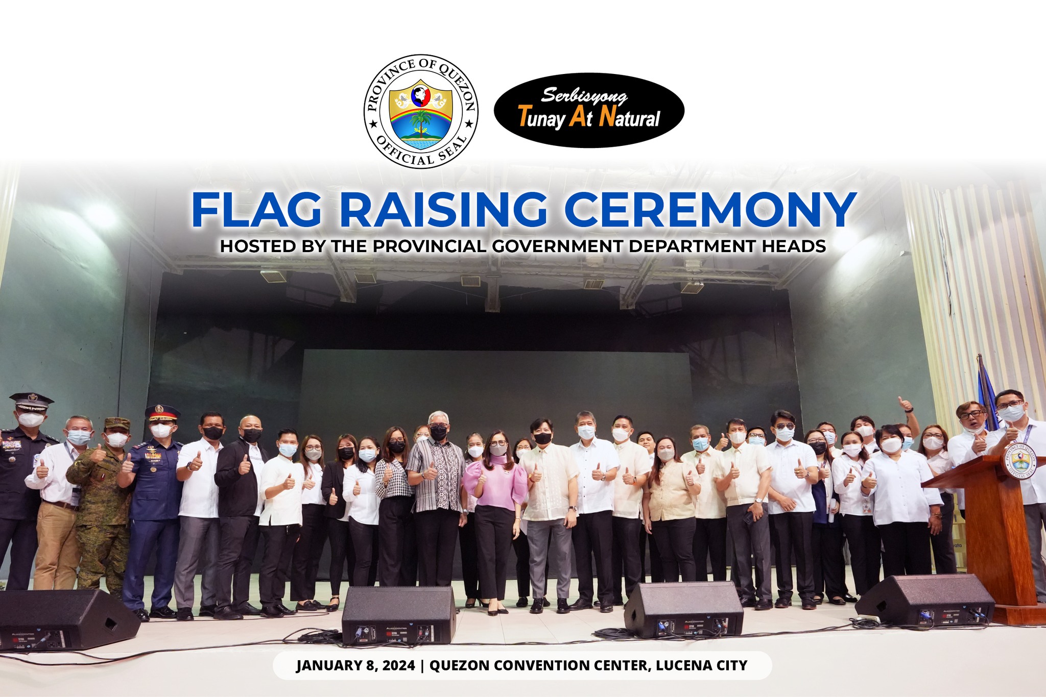 Flag Raising Ceremony Hosted by the Provincial Government Department Heads | January 08, 2023