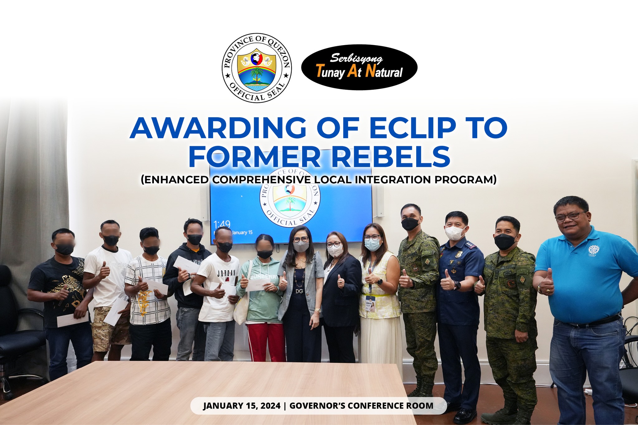 Awarding of Eclip to Former Rebels | January 15, 2024