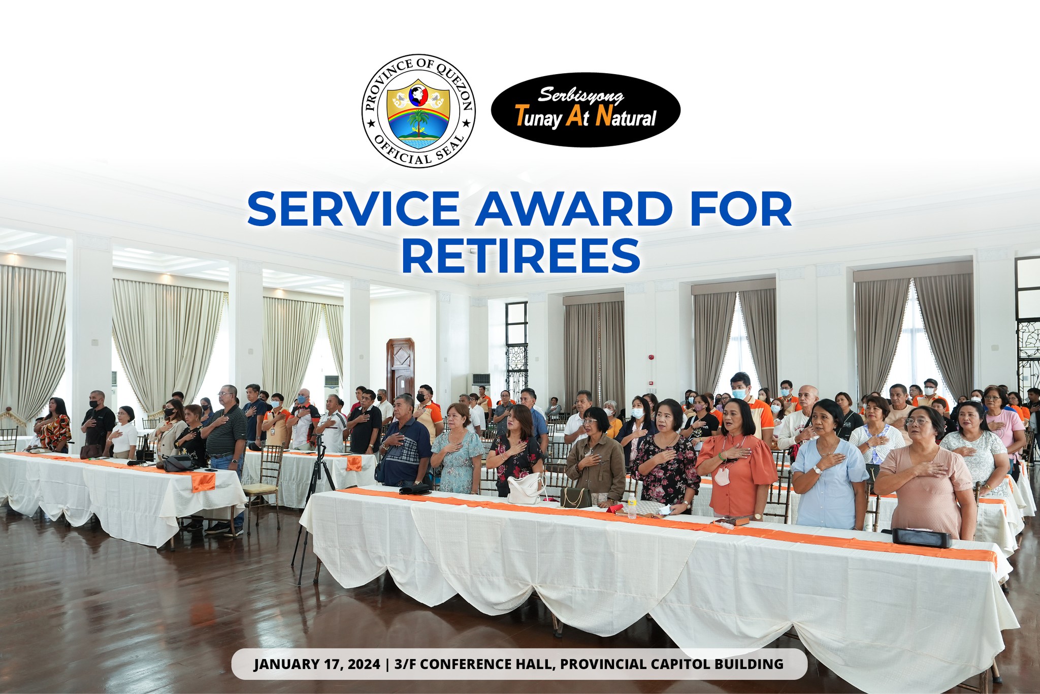 Service Award for Retirees | January 17, 2024