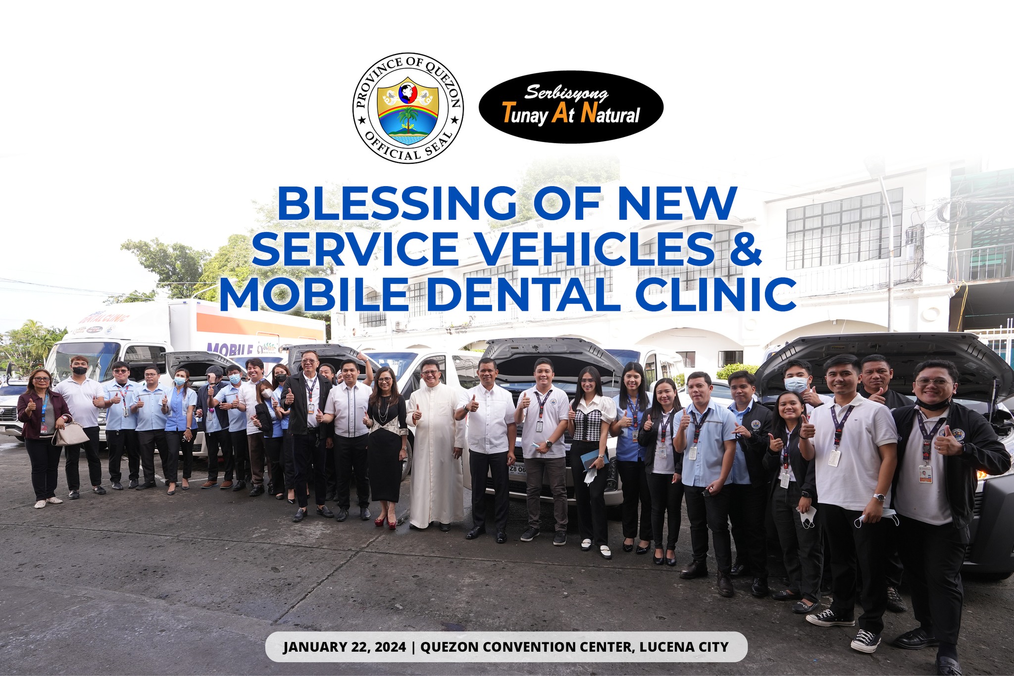 Blessing of New Service Vehicles & Mobile Dental Clinic | January 22, 2024