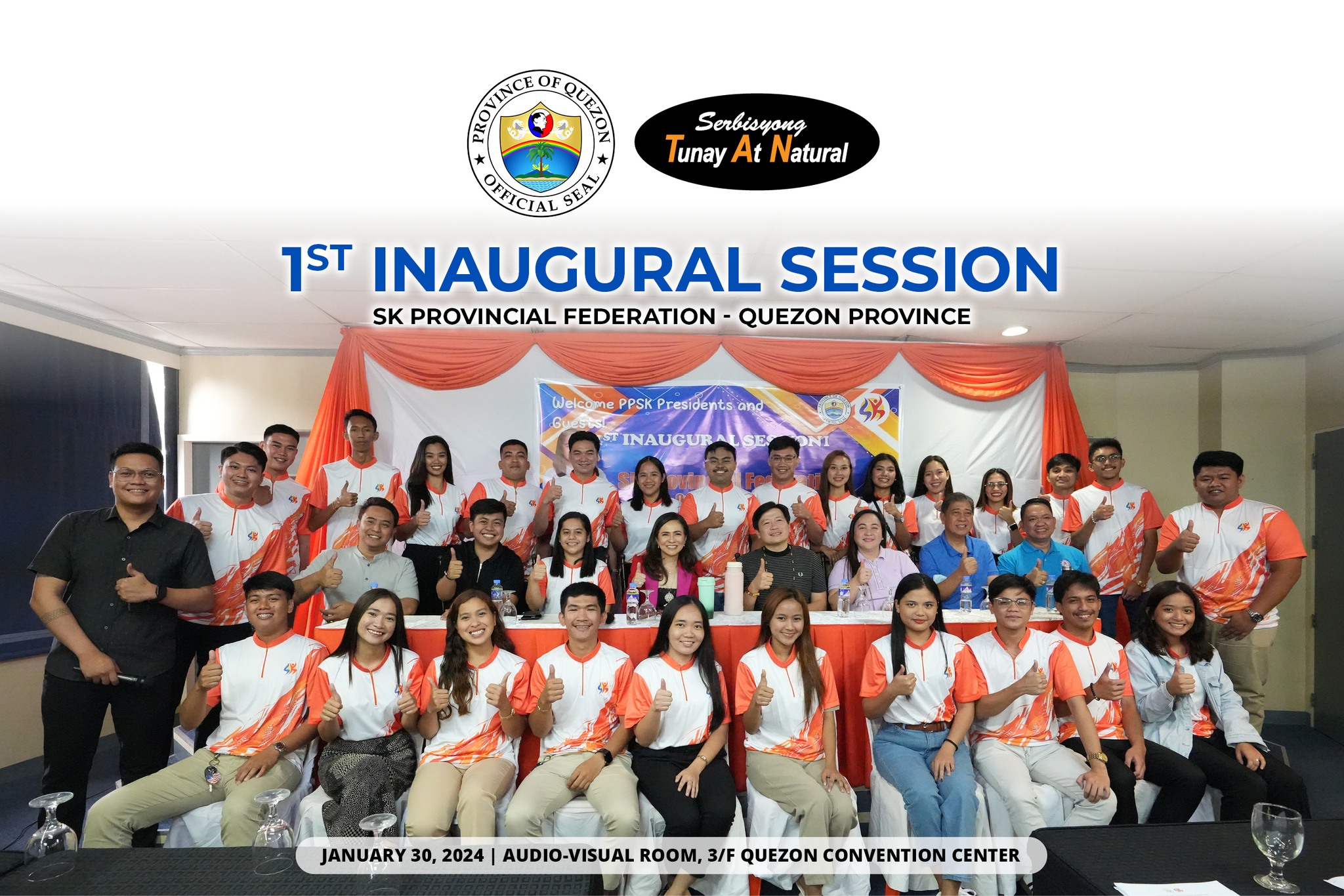 1st Inaugural Session – SK Provincial Federation – Quezon Province | January 30, 2024