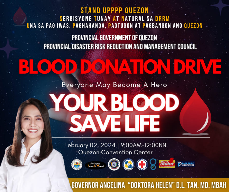 Blood Donation Drive – February 02, 2024 – 9:00am