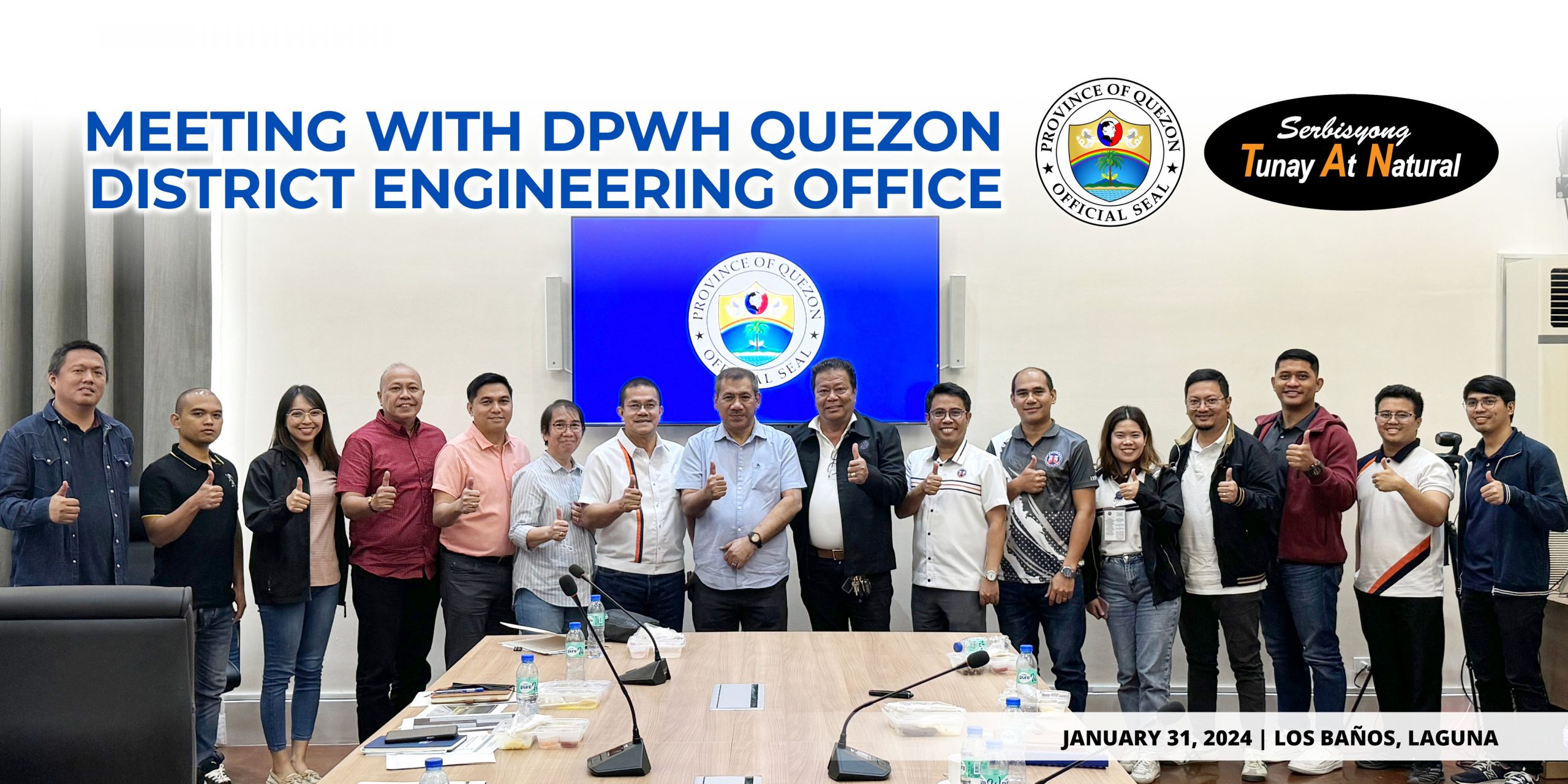 Meeting with DPWH Quezon District Engineering Office | January 31, 2024