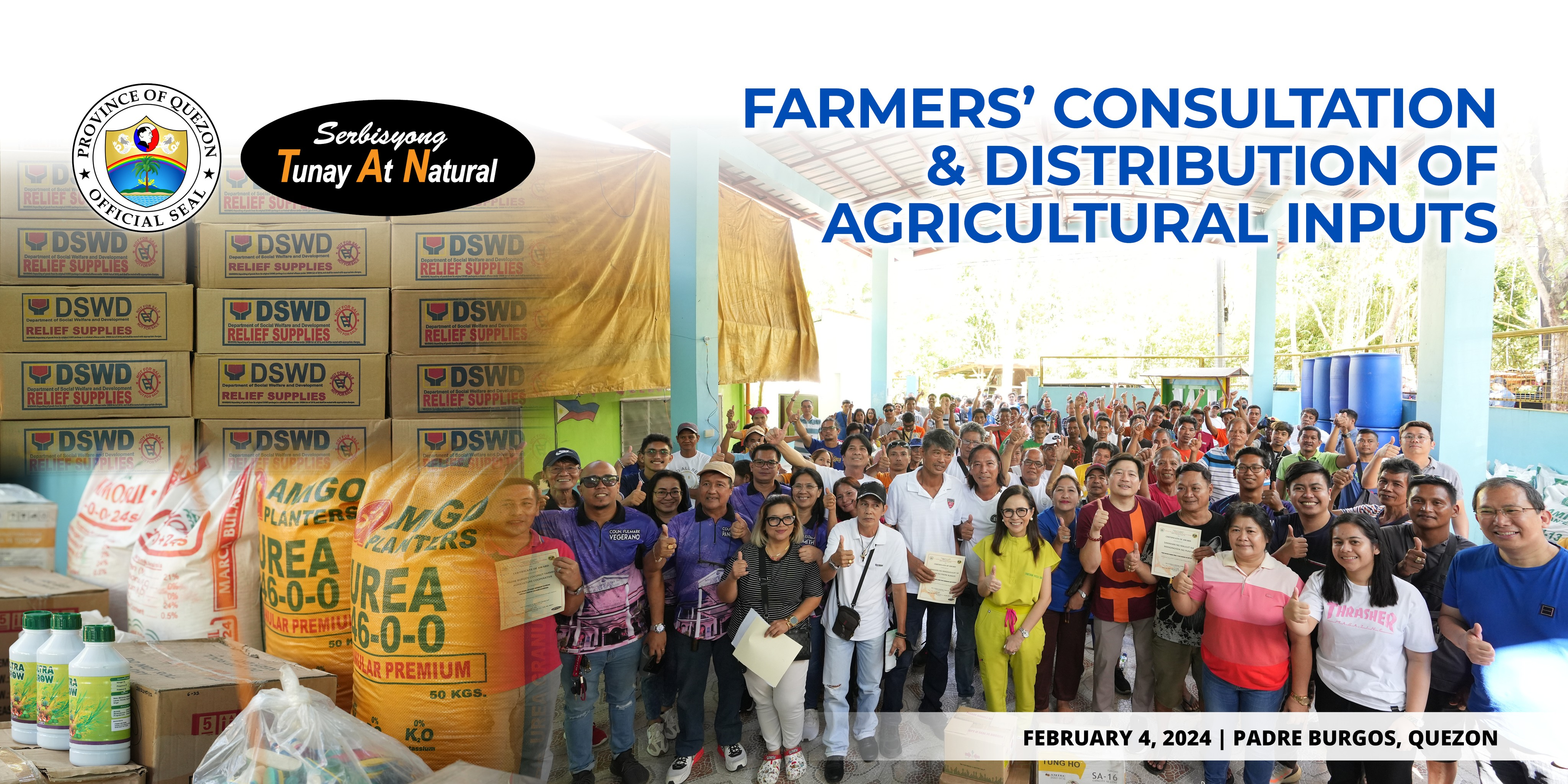 Farmer’s Consulation & Distribution of Agricultural Inputs | February 04, 2024