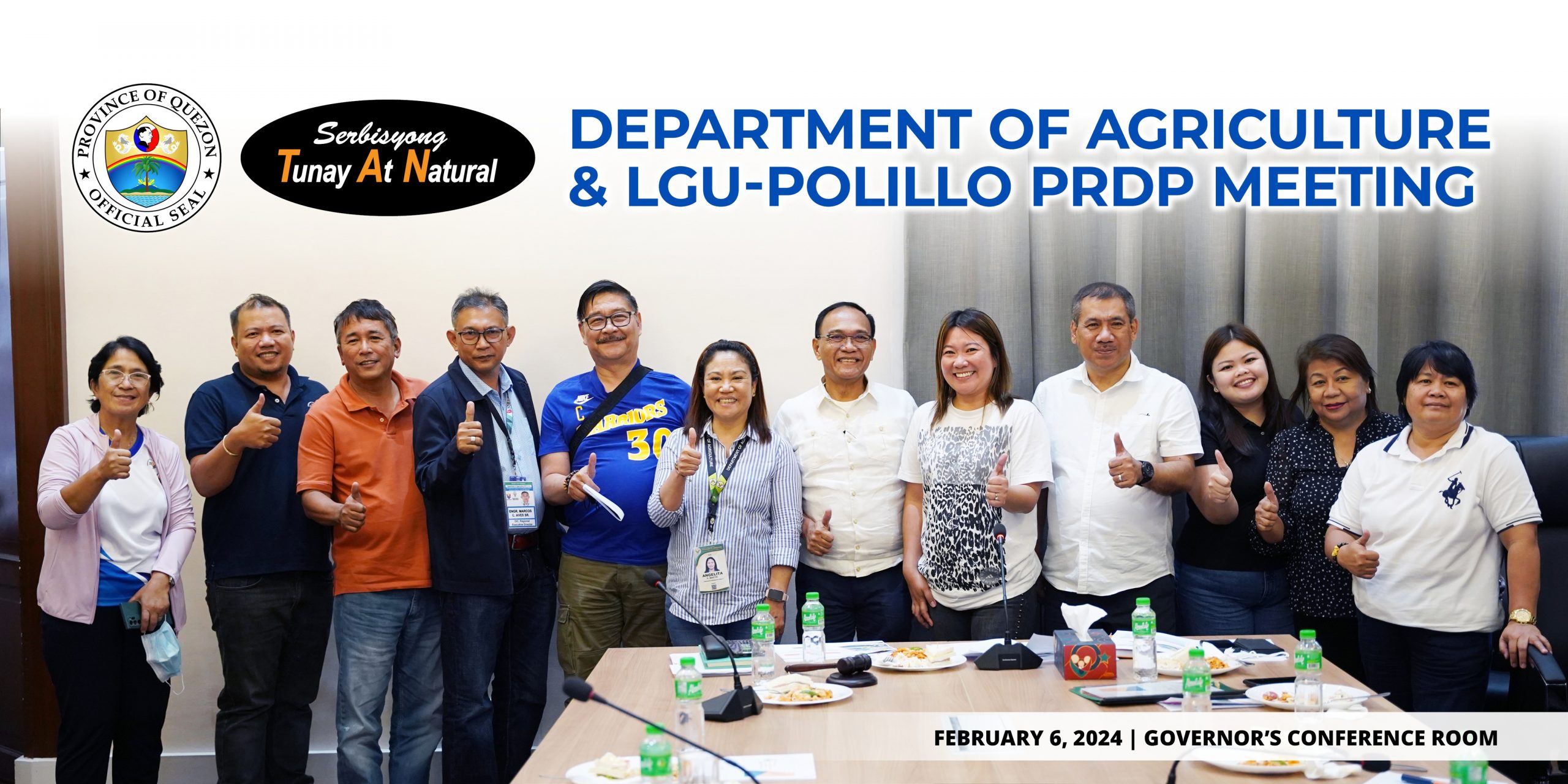 Department of Agriculture & LGU-Polillo PRDP Meeting | February 06, 2024