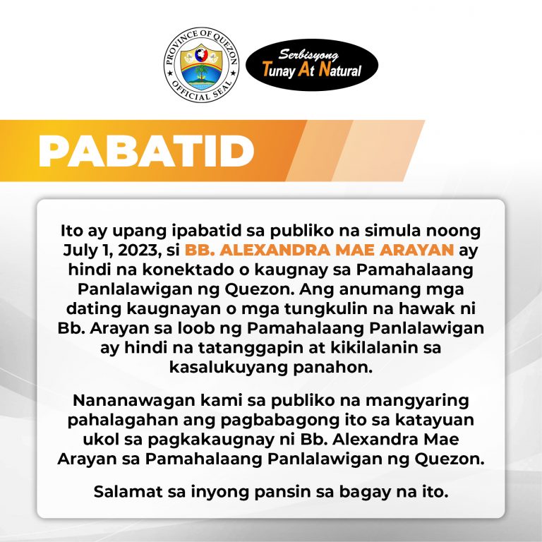 PABATID | February 27, 2024