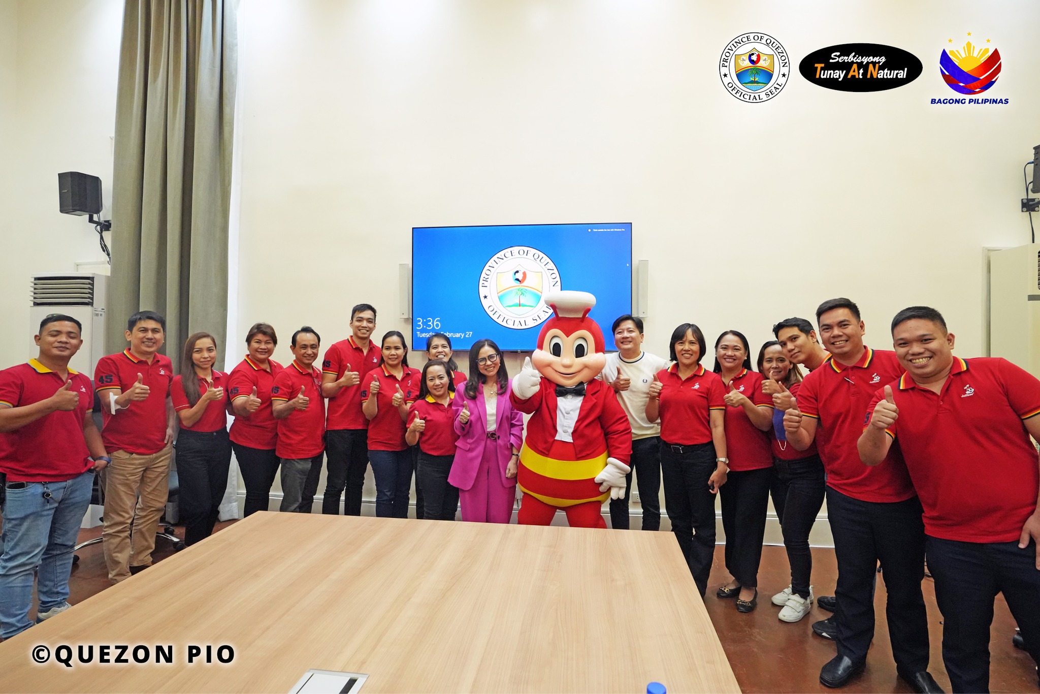 Pagbisita ng Jollibee Area at Lucena Branch Managers sa Pamahalaang Panlalawigan | February 27, 2024