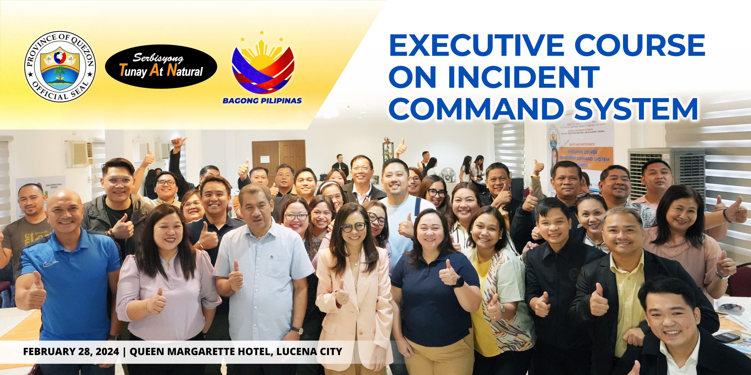 Executive Course on Incident Command System | February 28, 2024