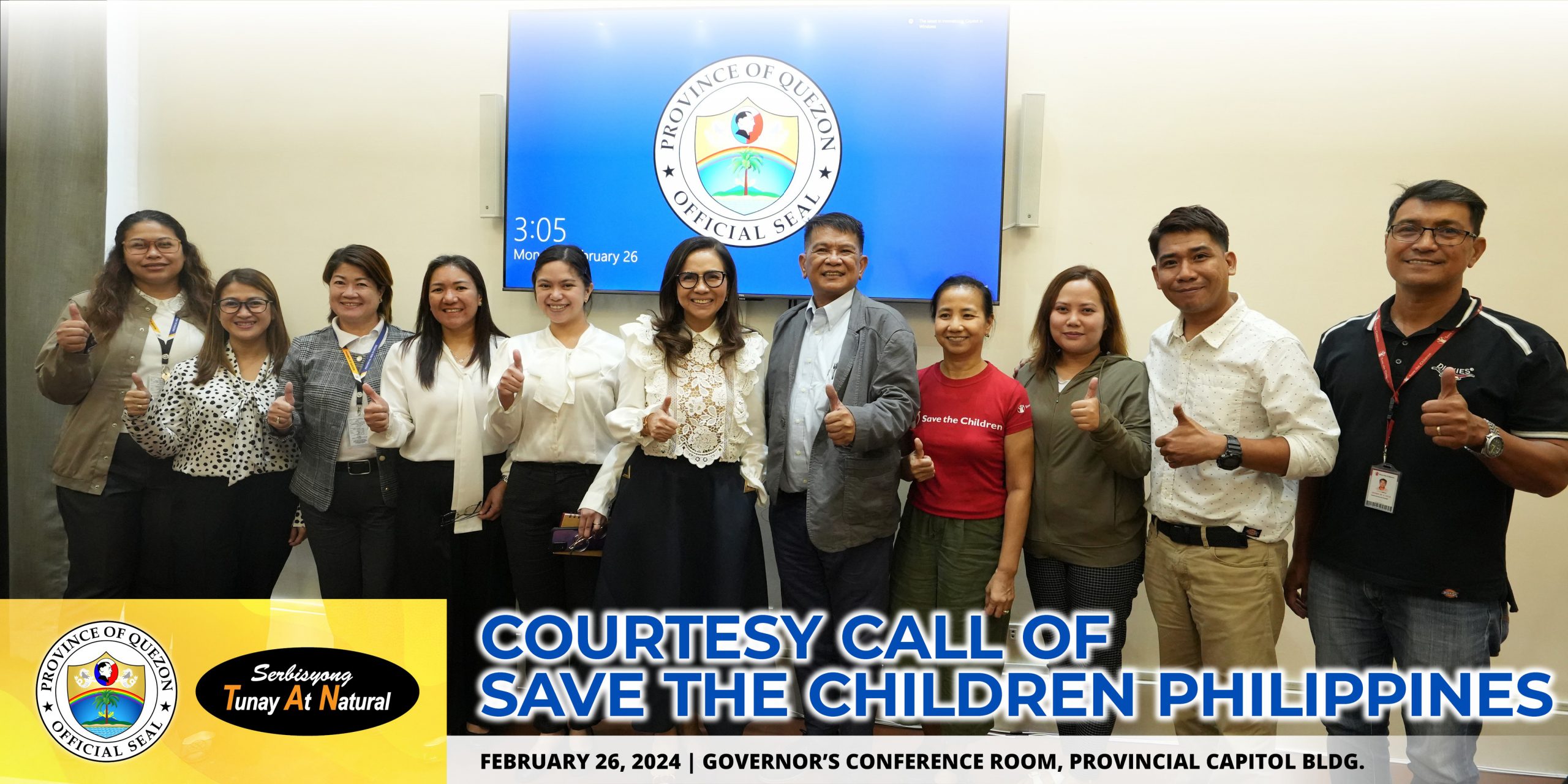 Courtesy Call of Save the Children Philippines | February 26, 2024