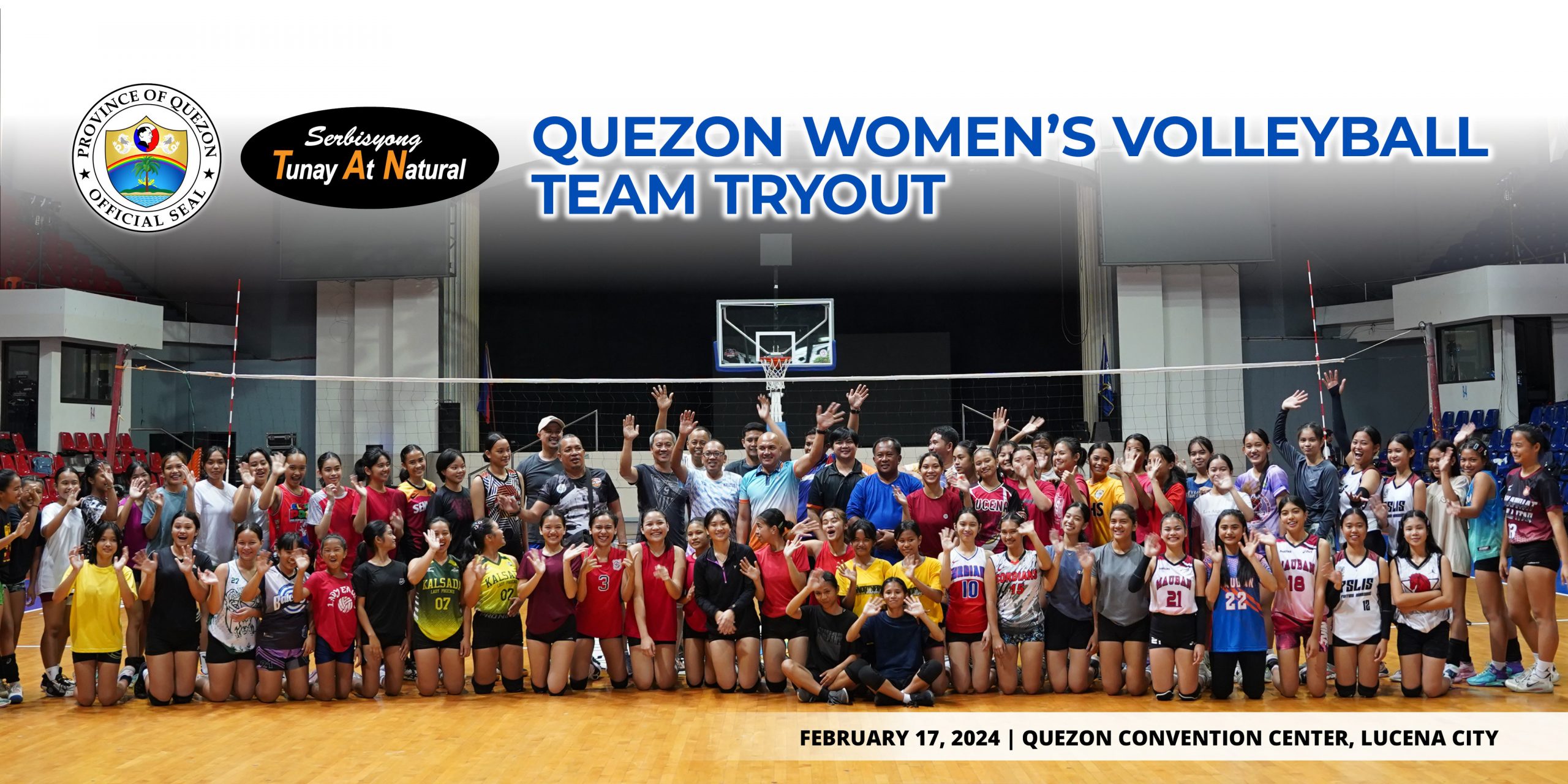 Quezon Women’s Volleyball Team Tryout | February 17, 2024