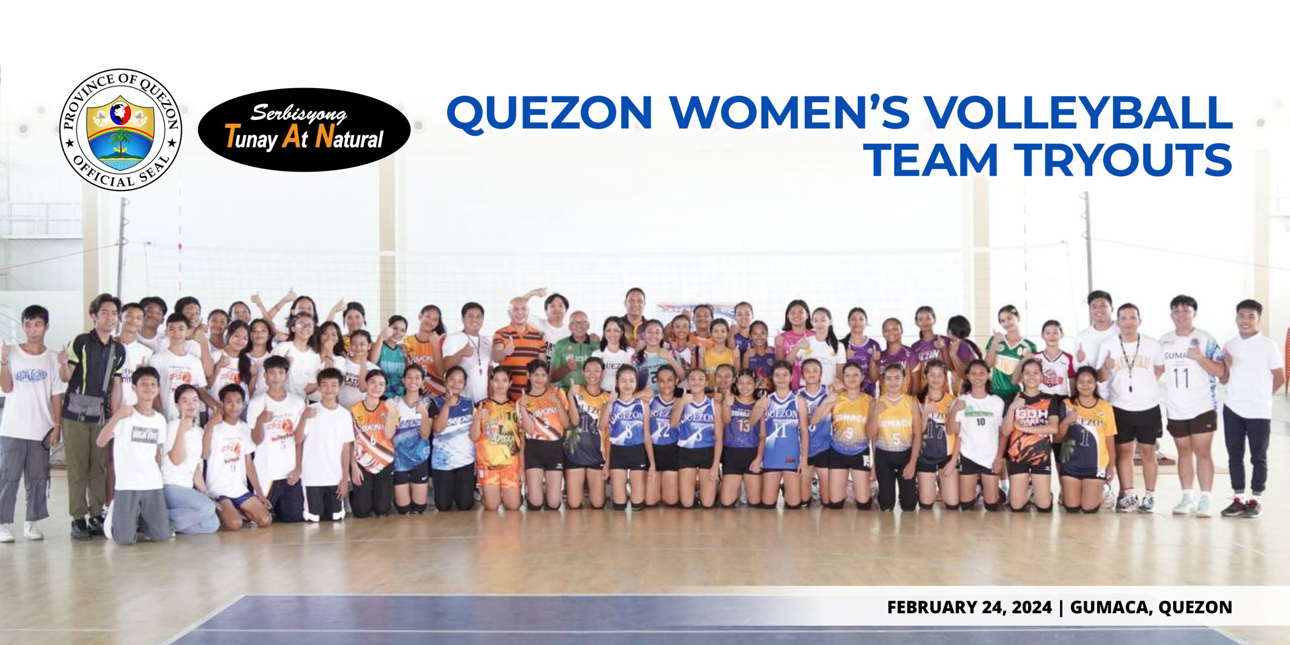 Quezon Women’s Volleyball Team Tryouts | February 24, 2024