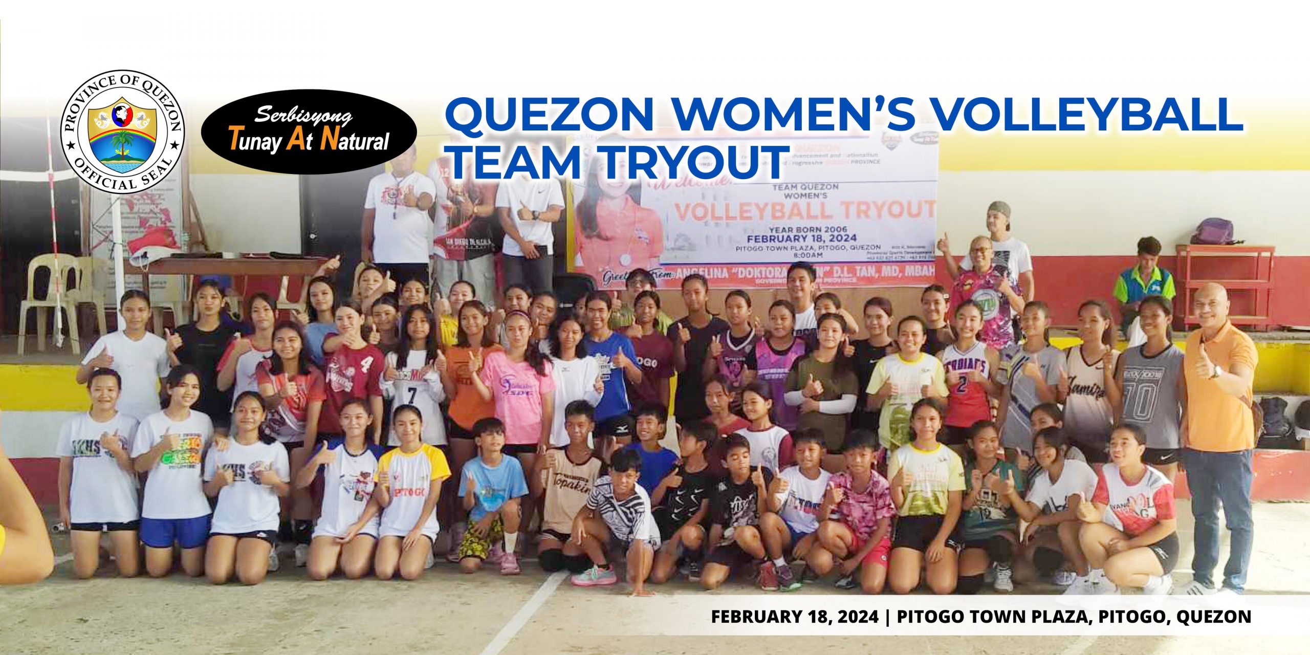 Quezon Women’s Volleyball Team Tryout | February 18, 2024