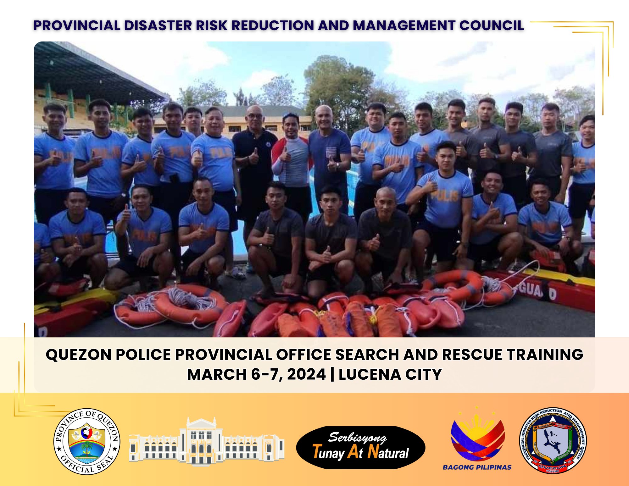 Quezon Police Provincial Office Search and Rescue Training | March 06-07, 2024