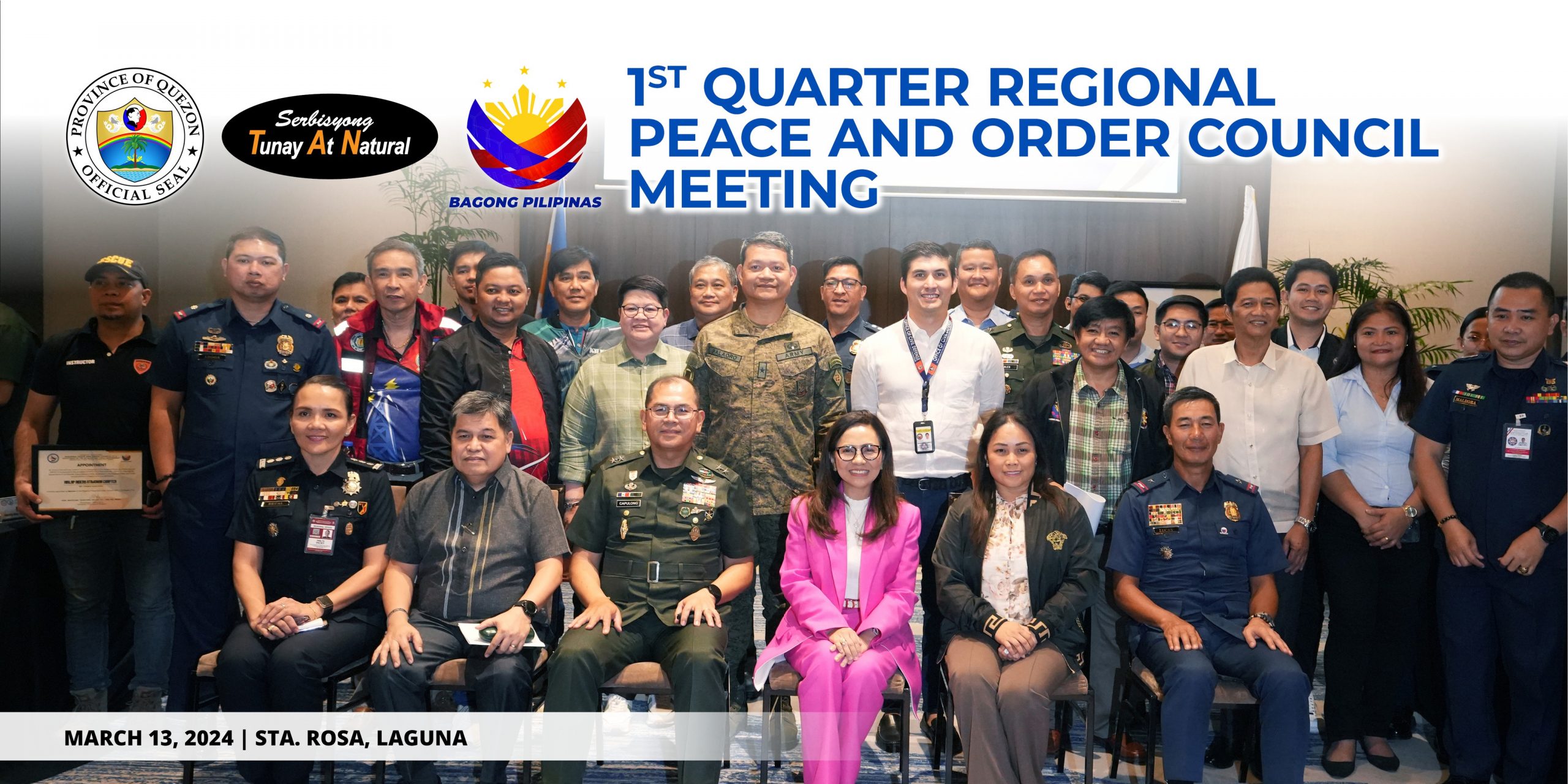 1st Quarter Regional Peace and Order Council Meeting | March 13, 2024