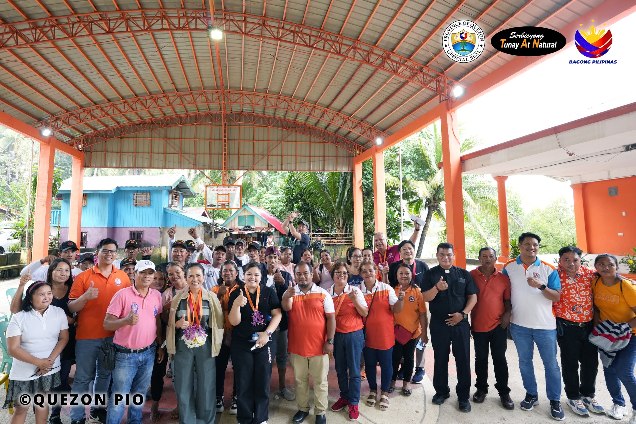 Blessing ng Multi-Purpose Covered Court ng Brgy. Anawan, Polillo, Quezon | March 16, 2024