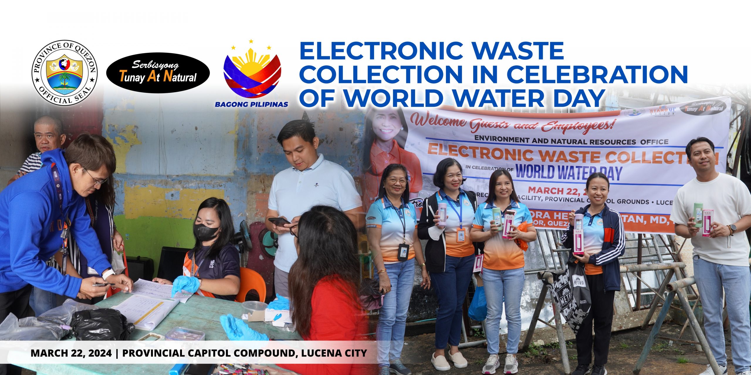 Electronic Waste Collection in Celebration of World Water Day | March 22, 2024