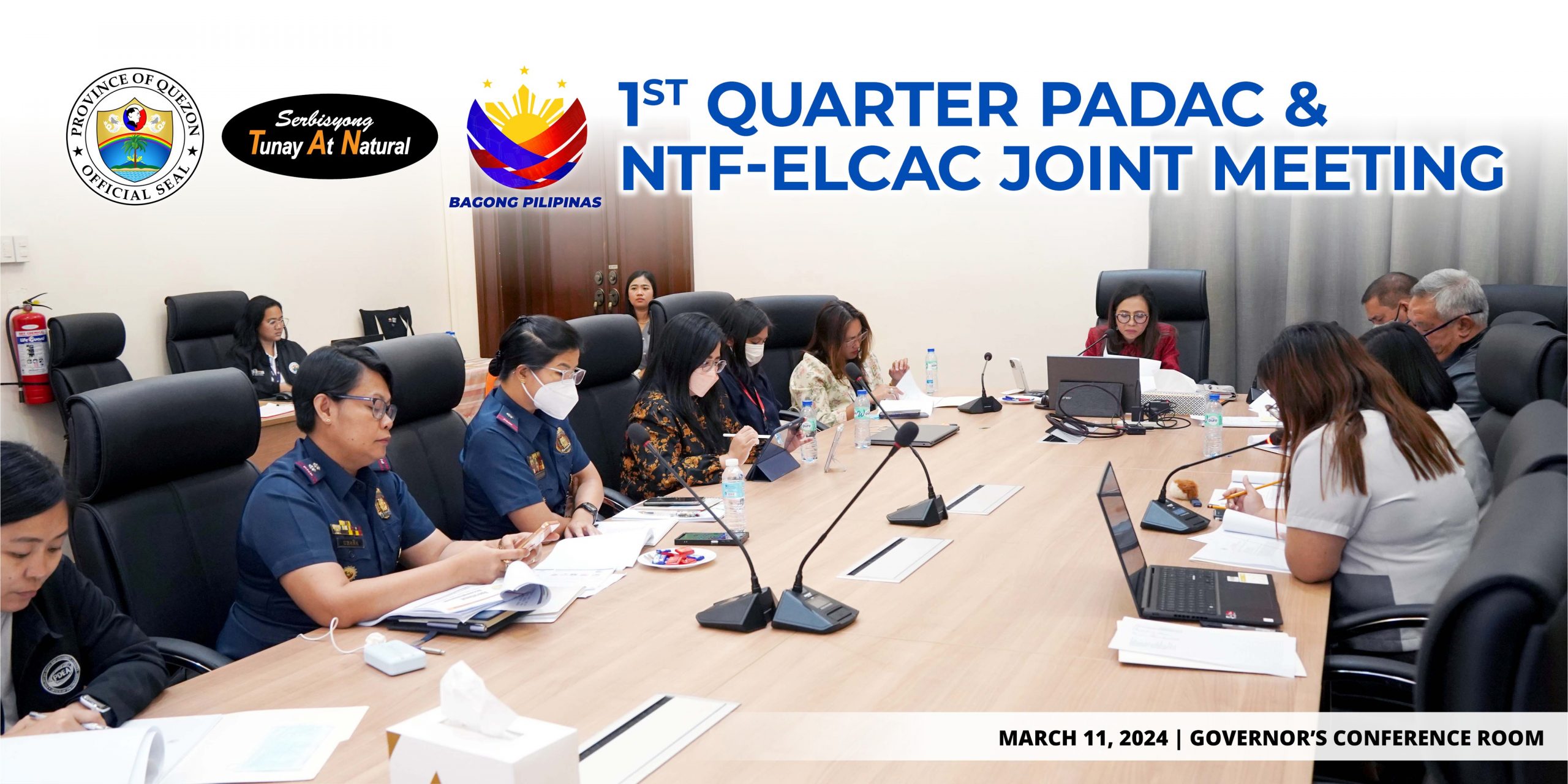 1st Quarter PADAC & NTF-ELCAC Joint Meeting | March 11, 2024