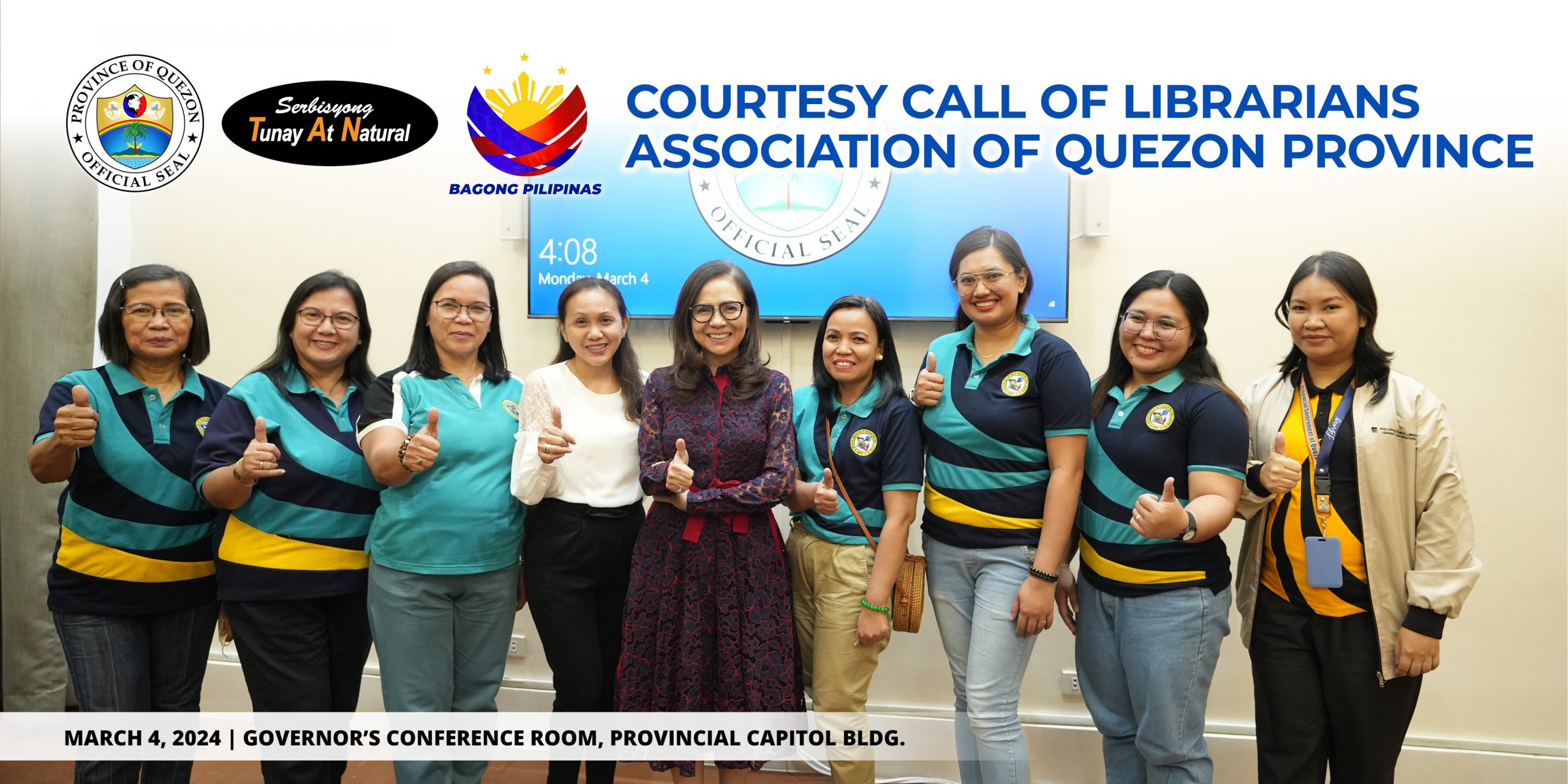 Courtesy Call of Librarians Association of Quezon Province | March 4, 2024