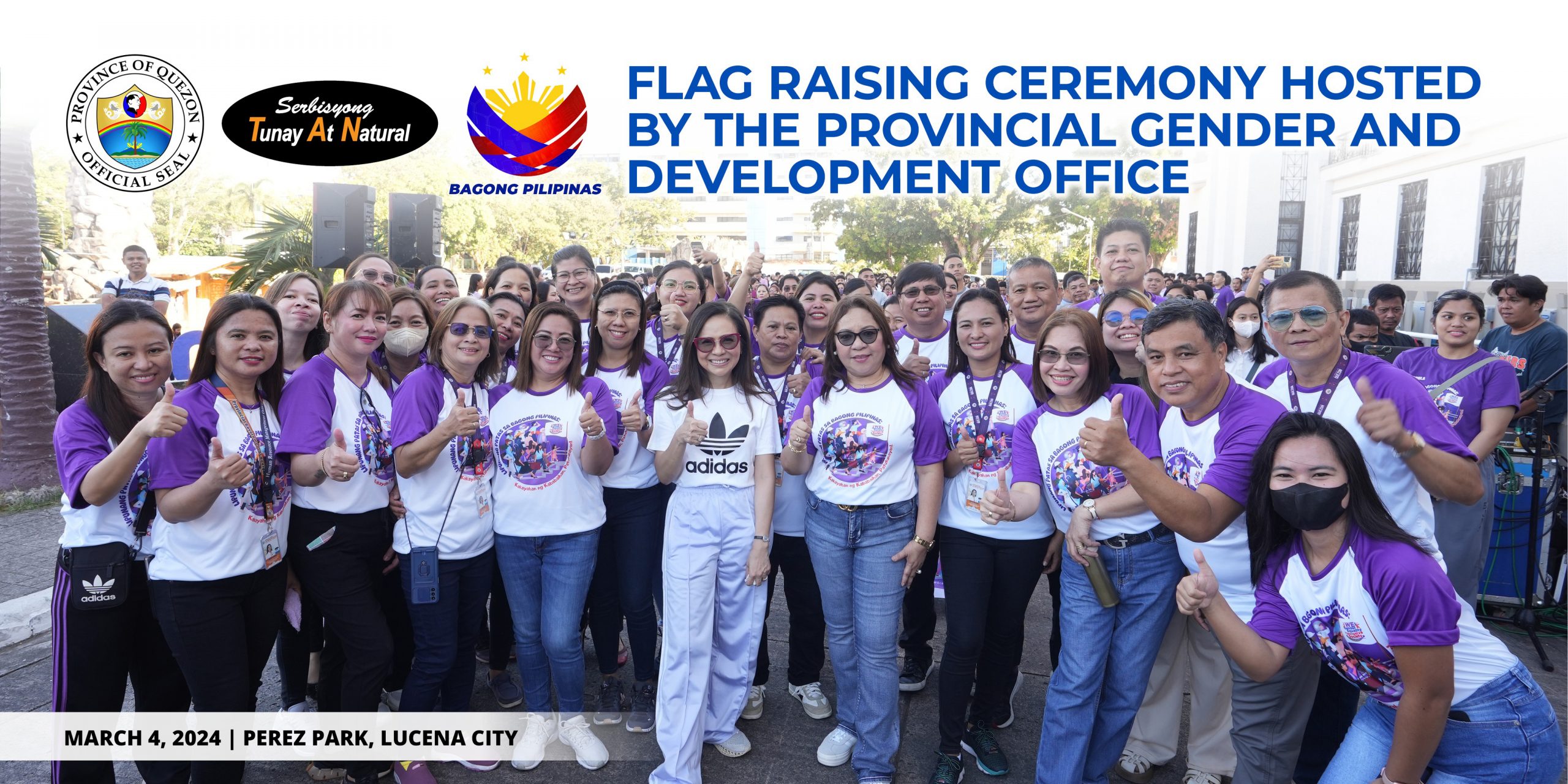 Flag Raising Ceremony Hosted by the Provincial Gender and Development Office | March 4, 2024