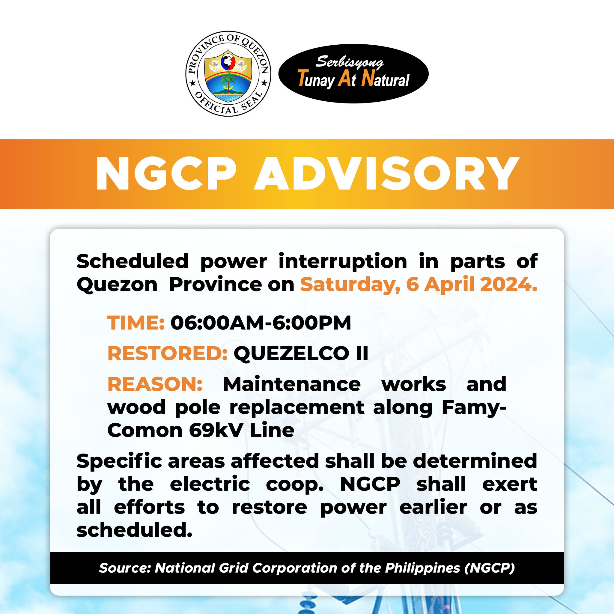 NGCP ADVISORY