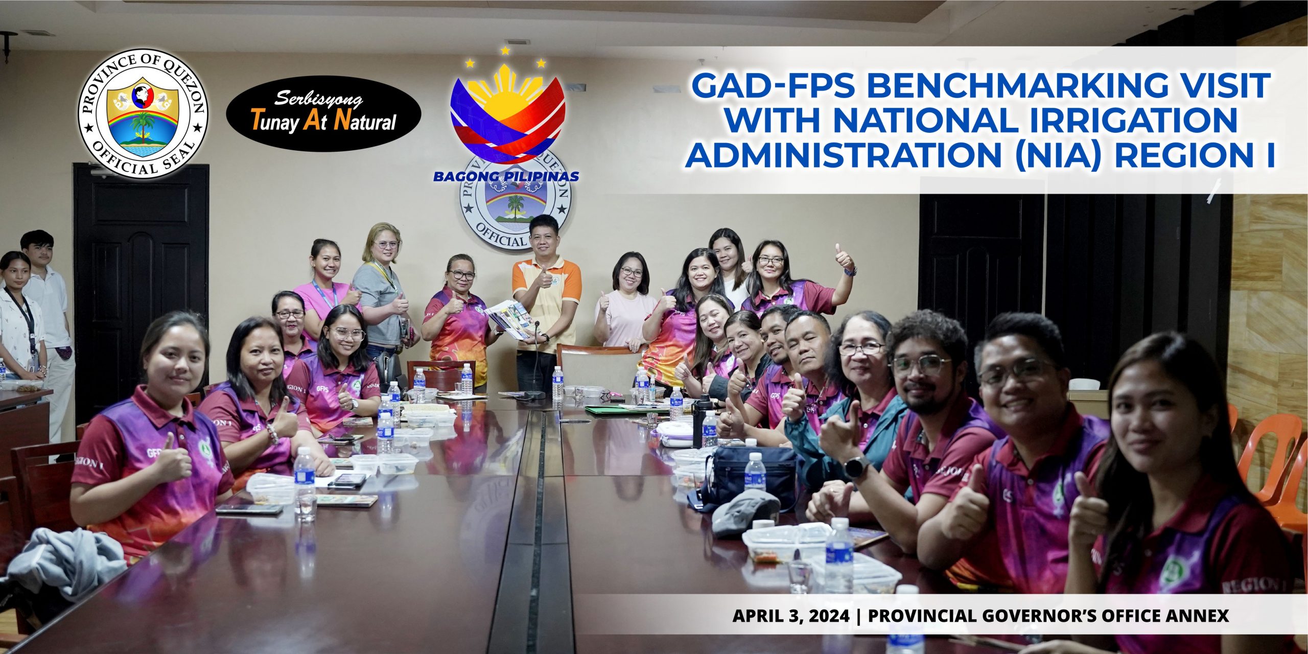 GAD-FPS Benchmarking Visit with National Irrigation Administration (NIA) Region I | April 03, 2024